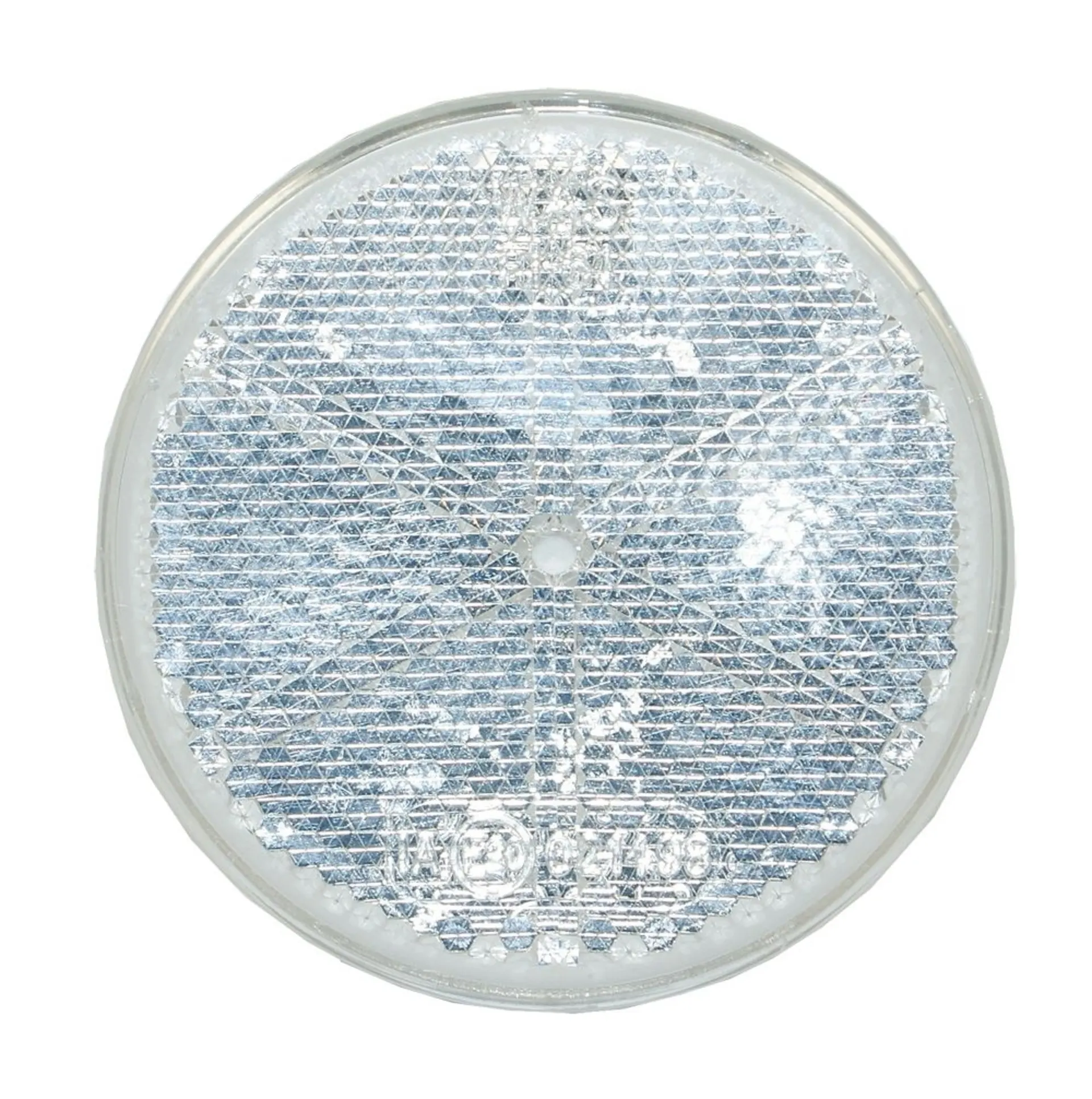 Rückstrahler weiss ø 60mm ohne Loch ø 60mm selbstklebend Rückstrahler weiss ø 60mm ohne Loch ø 60mm selbstklebend
