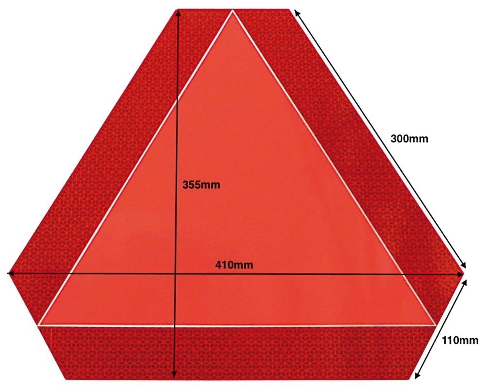 Triangle de signalisation en aluminium