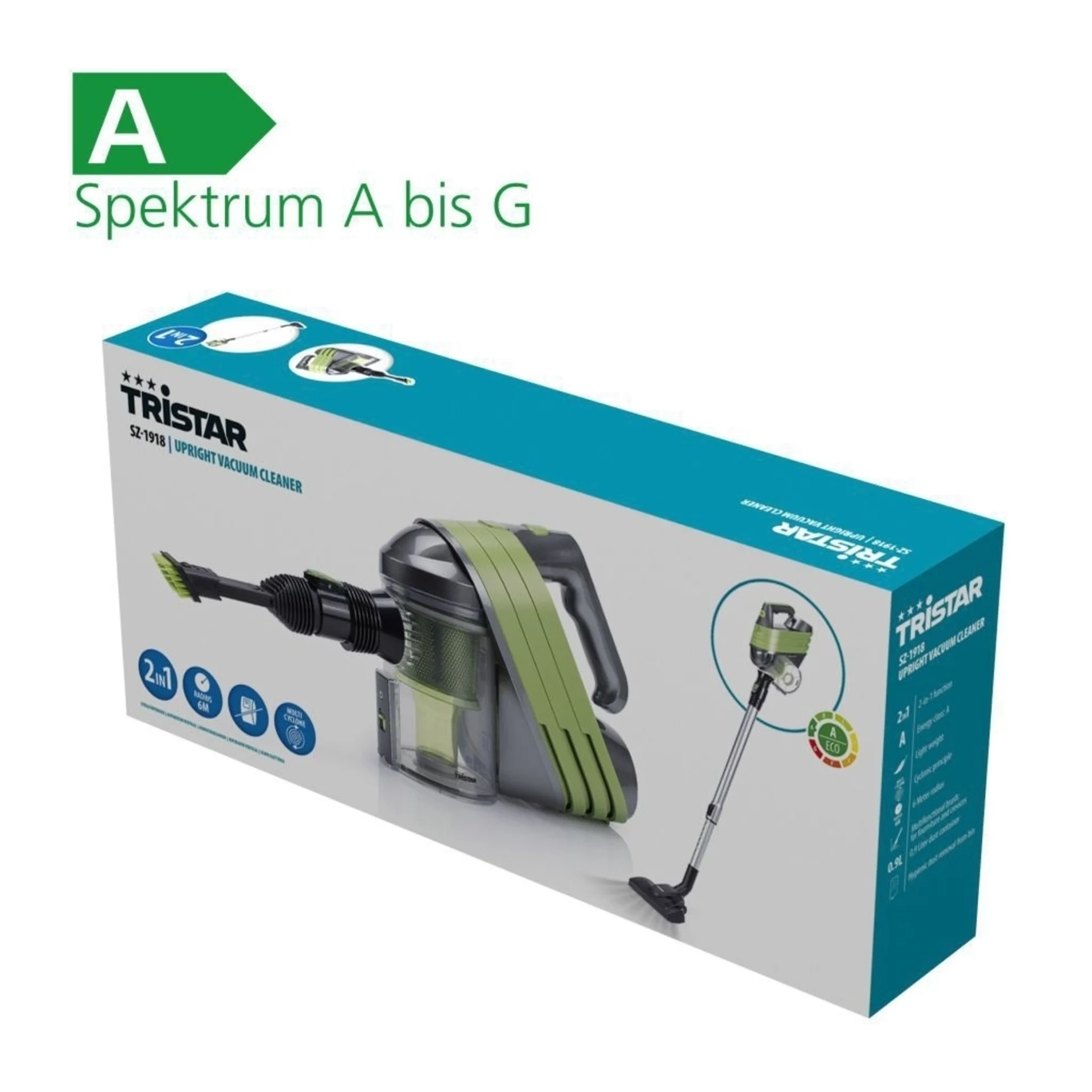 Handstaubsauger Zyklonenprinzip 230 Volt, 600 Watt