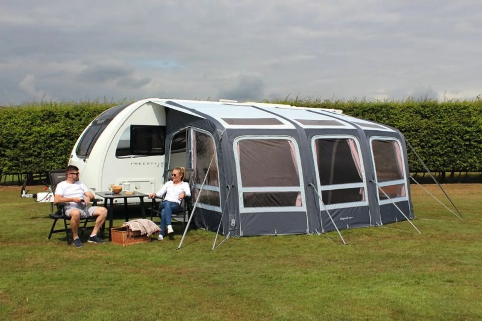 Auvent de caravane Premium Esprit 420 Pro RVS avec système Vario de Outdoor Revolution