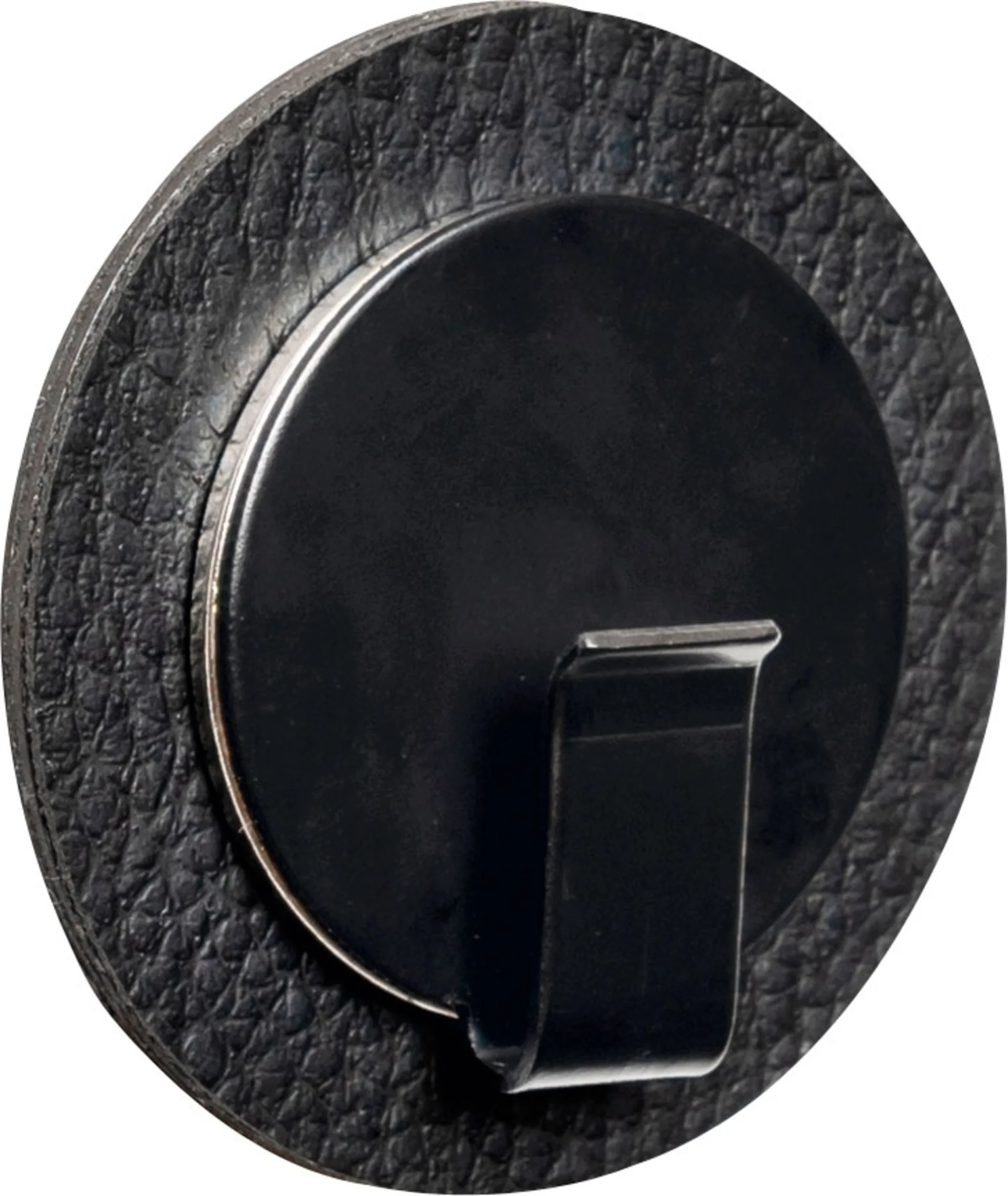 silwy® Clever Crochet magnétique y compris Nano Gel Pad en métal Noir / Noir