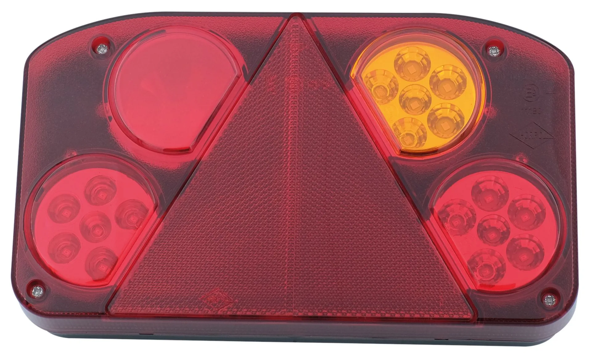 Horpol - LED Schlussleuchte 12/24 V rechts 238 x 138 mm, IP55 mit NSL Horpol - LED Schlussleuchte 12/24 V rechts 238 x 138 mm, IP55 mit NSL