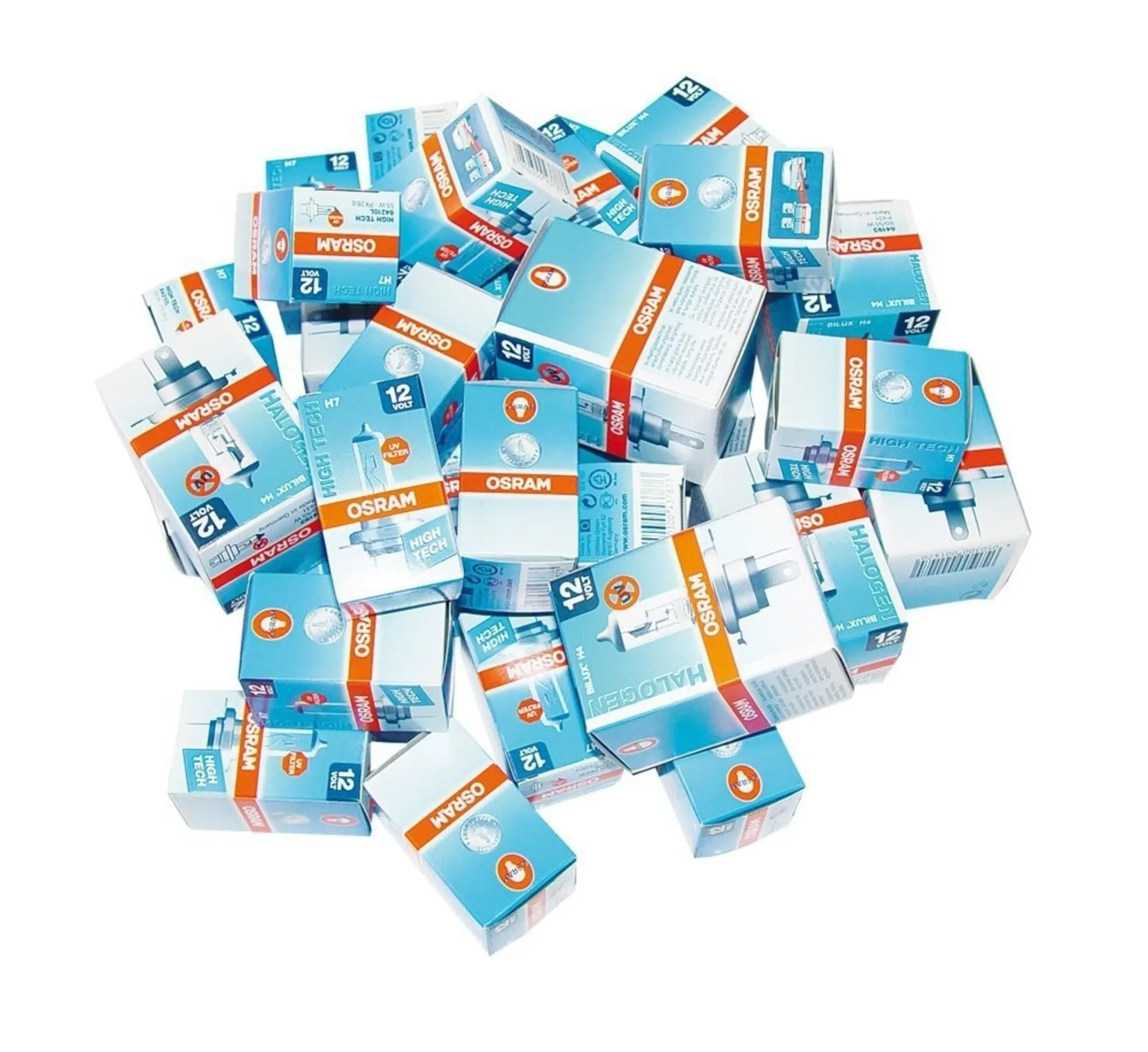 Paquet d'ampoules Osram 100 pièces 12V