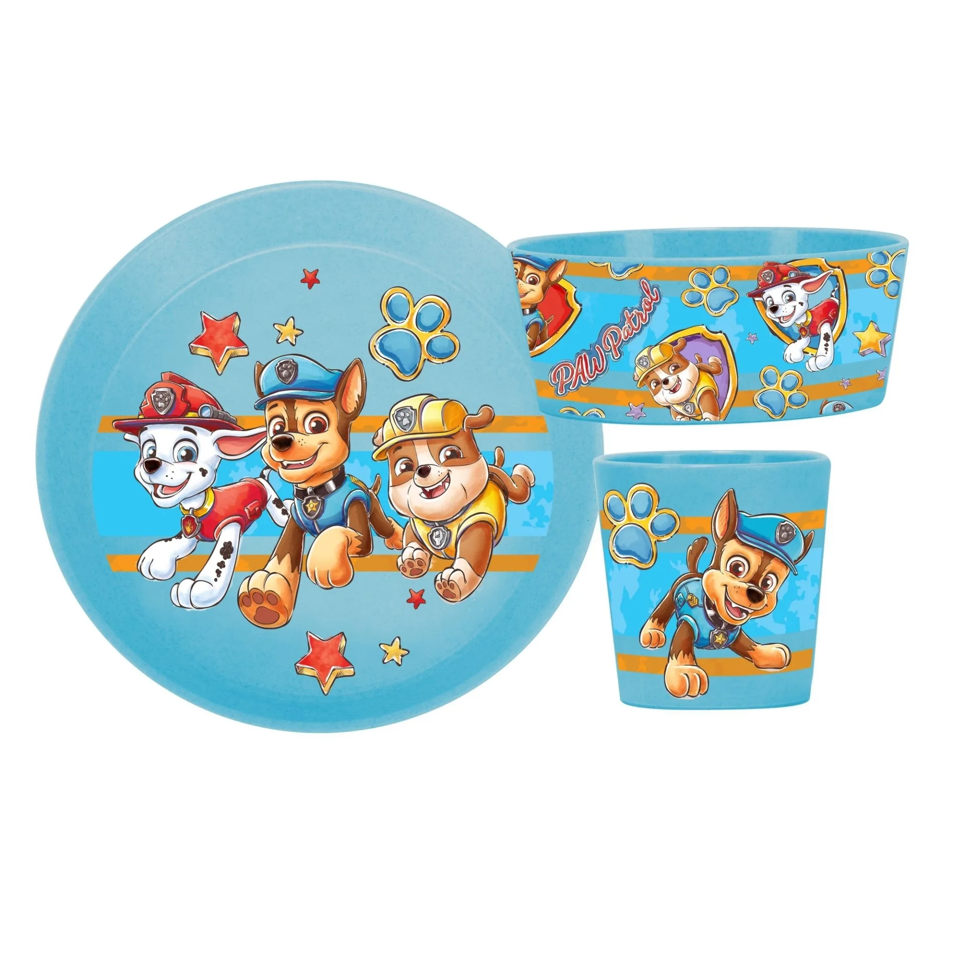 Koziol Connect Paw Patrol Geschirr-Set 3-tlg. Blau
