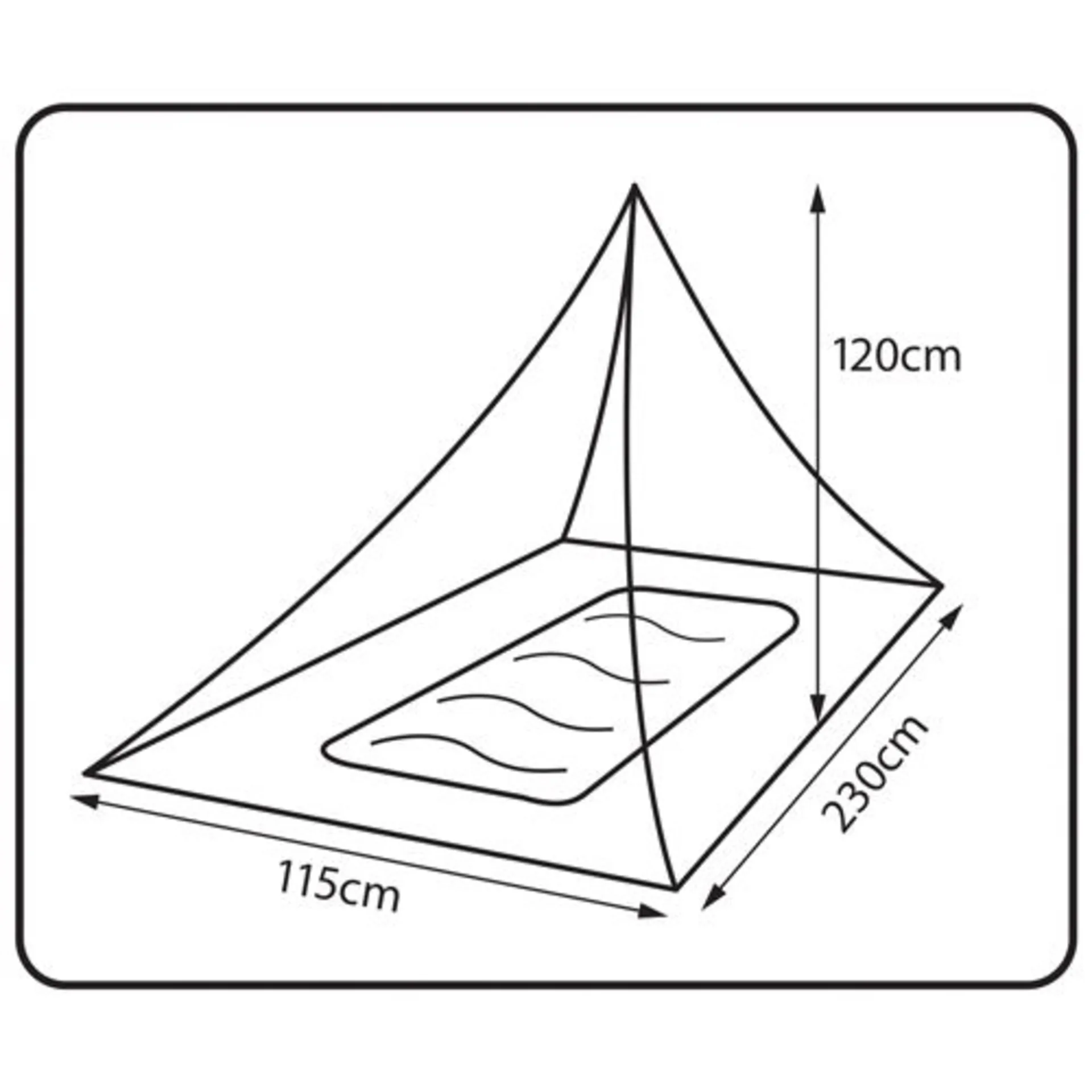 Mosquito (Insect), Single Net 360 Degrees Kopfnetz