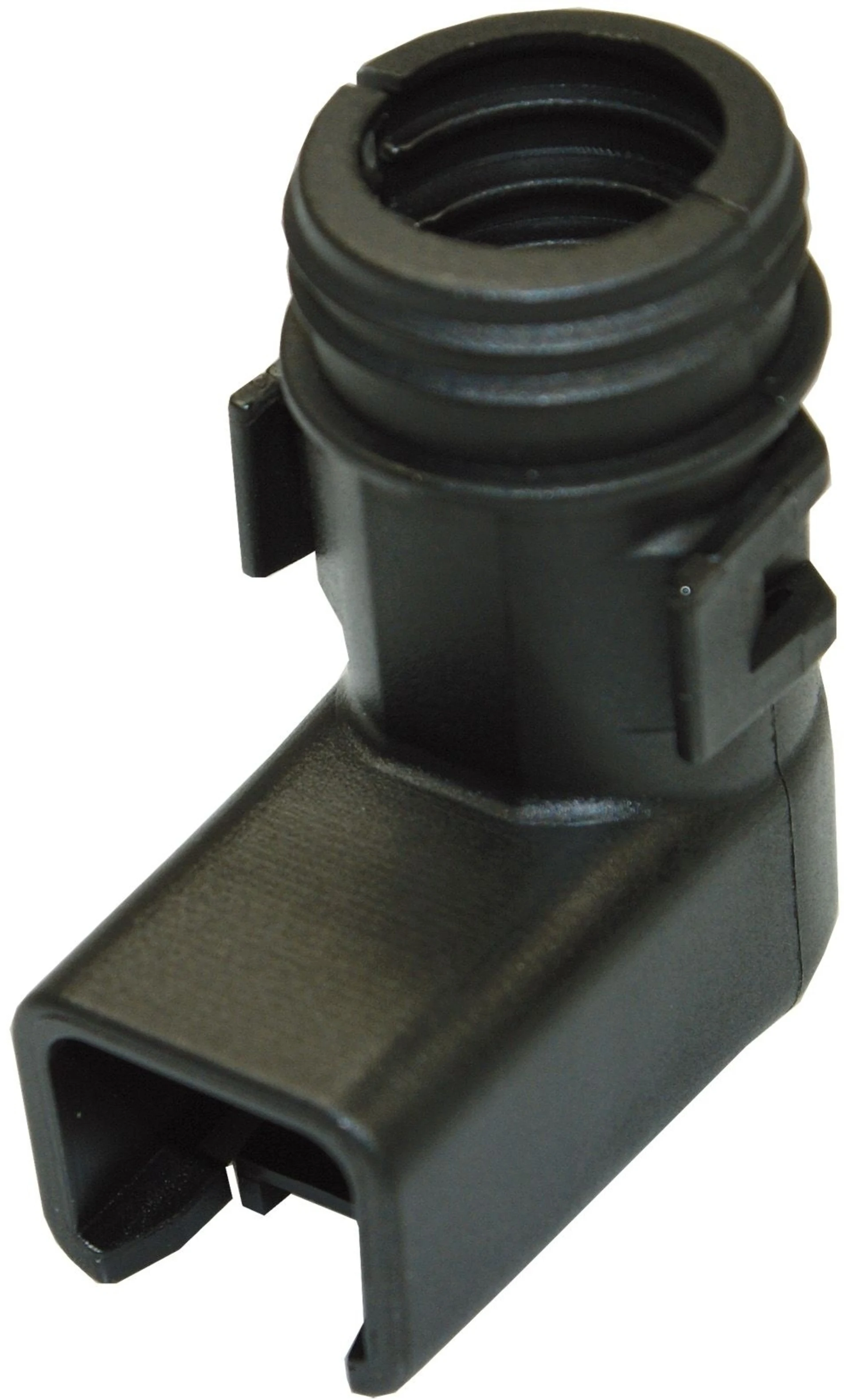 Allemand Adaptateur pour tube ondulé DT 90° 2 pôles. Allemand Adaptateur pour tube ondulé DT 90° 2 pôles.