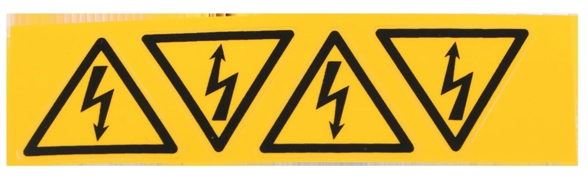 Warnschild Hochspannung 25mm selbstklebende Sicherheits-Kennzeichnung