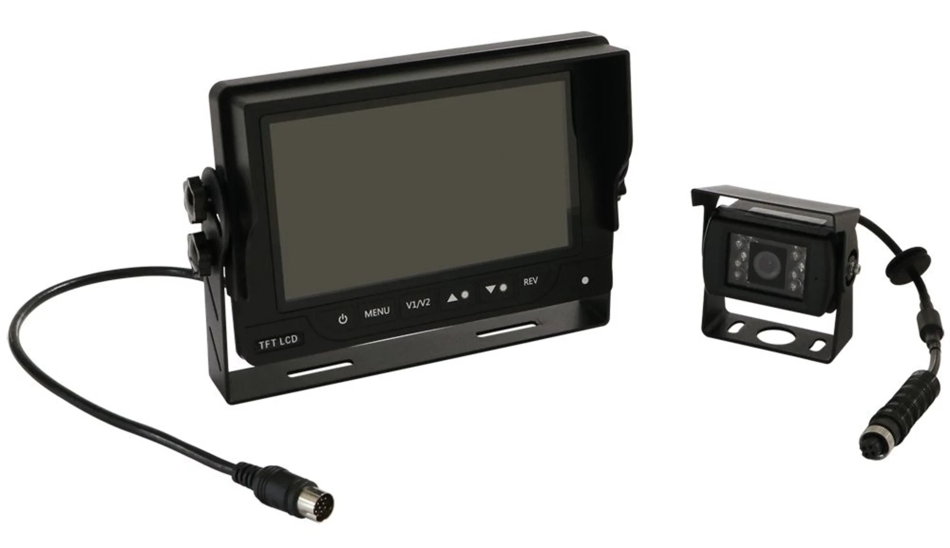 Kamerasystem wasserdicht mit 7“ HD LCD Monitor, HD Kamera, IP69K, mit Heizung