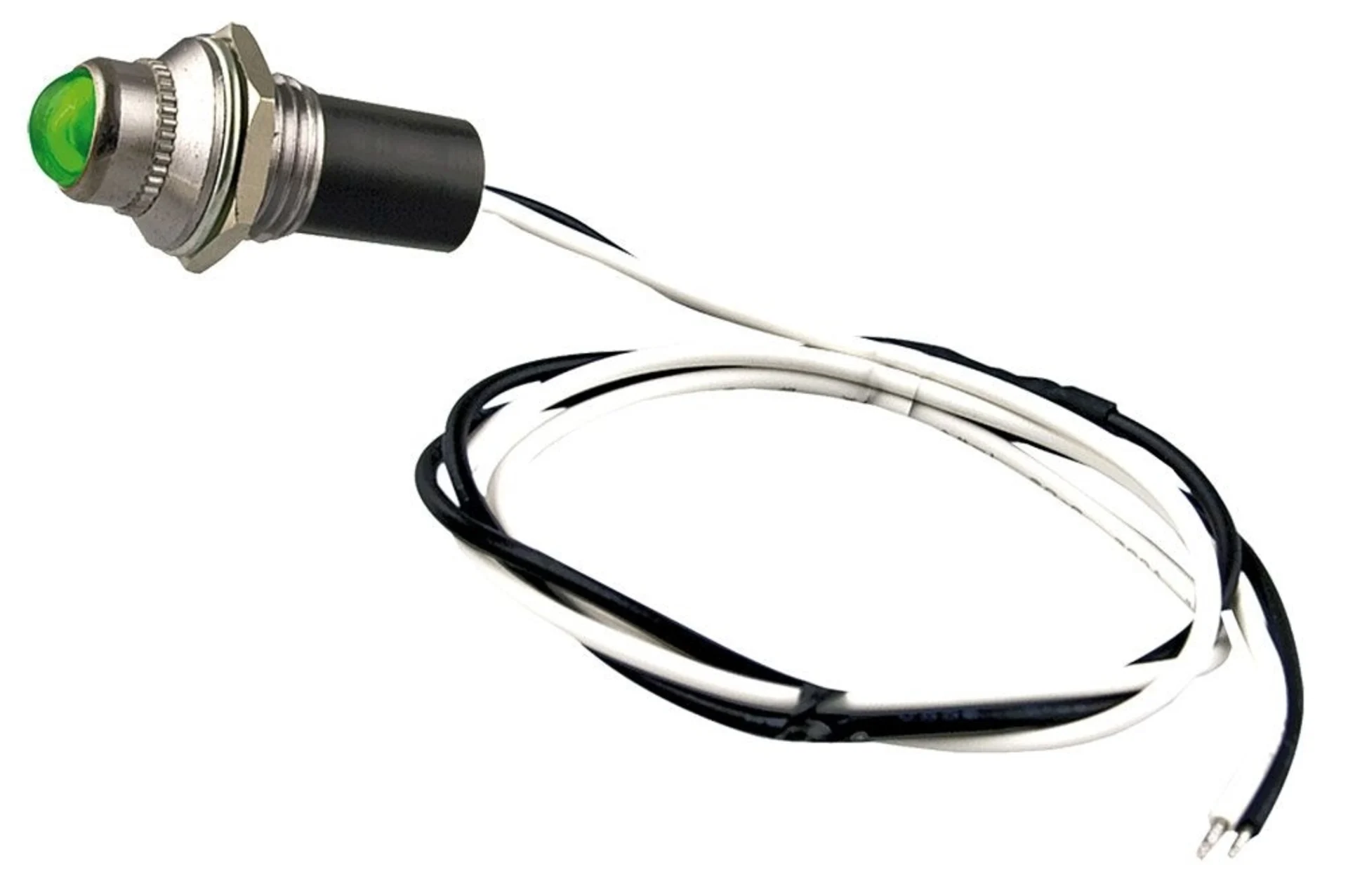 LED-Kontrollleuchte grün 12 V ø 11(14) x 30 mm, IP66