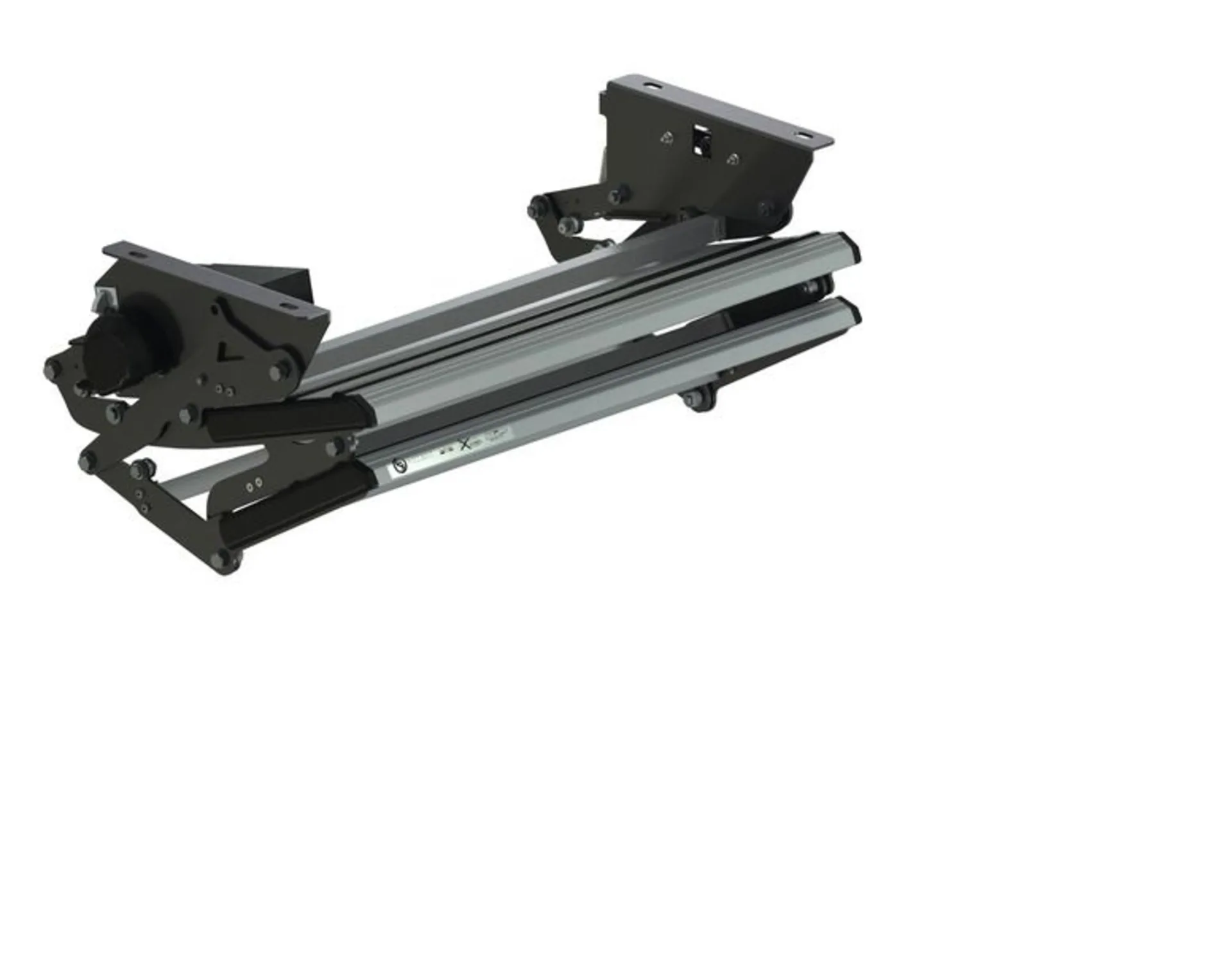 Elektrische Doppeltrittstufe Serie L 610 mm 12 V mit extra leichter Bauweise und hohem Komfort