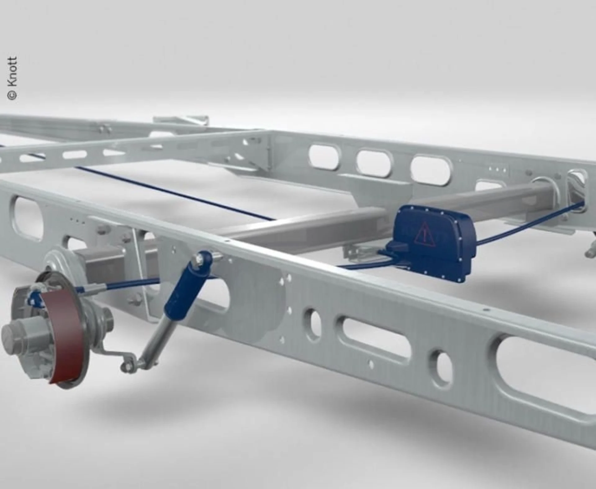 Stabilisierungssystem KNOTT ETS Plus für Einachser 1601-2100kg