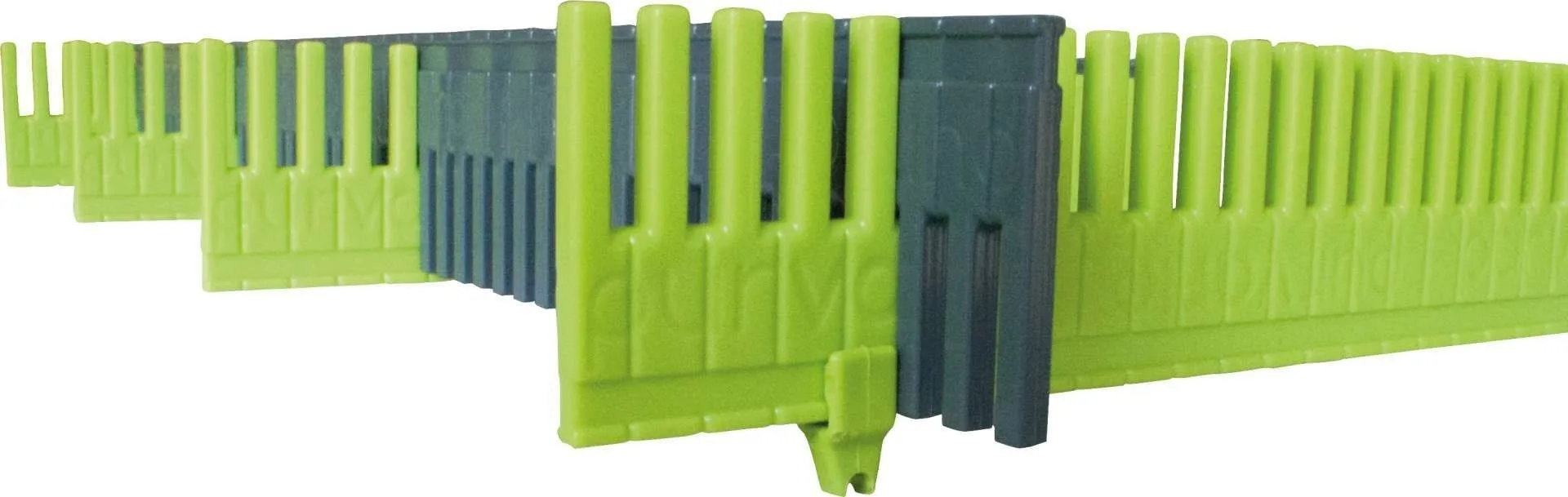 Purvario by Dörr Stauleisten für Kühlschränke 8er Set anthrazit / lime