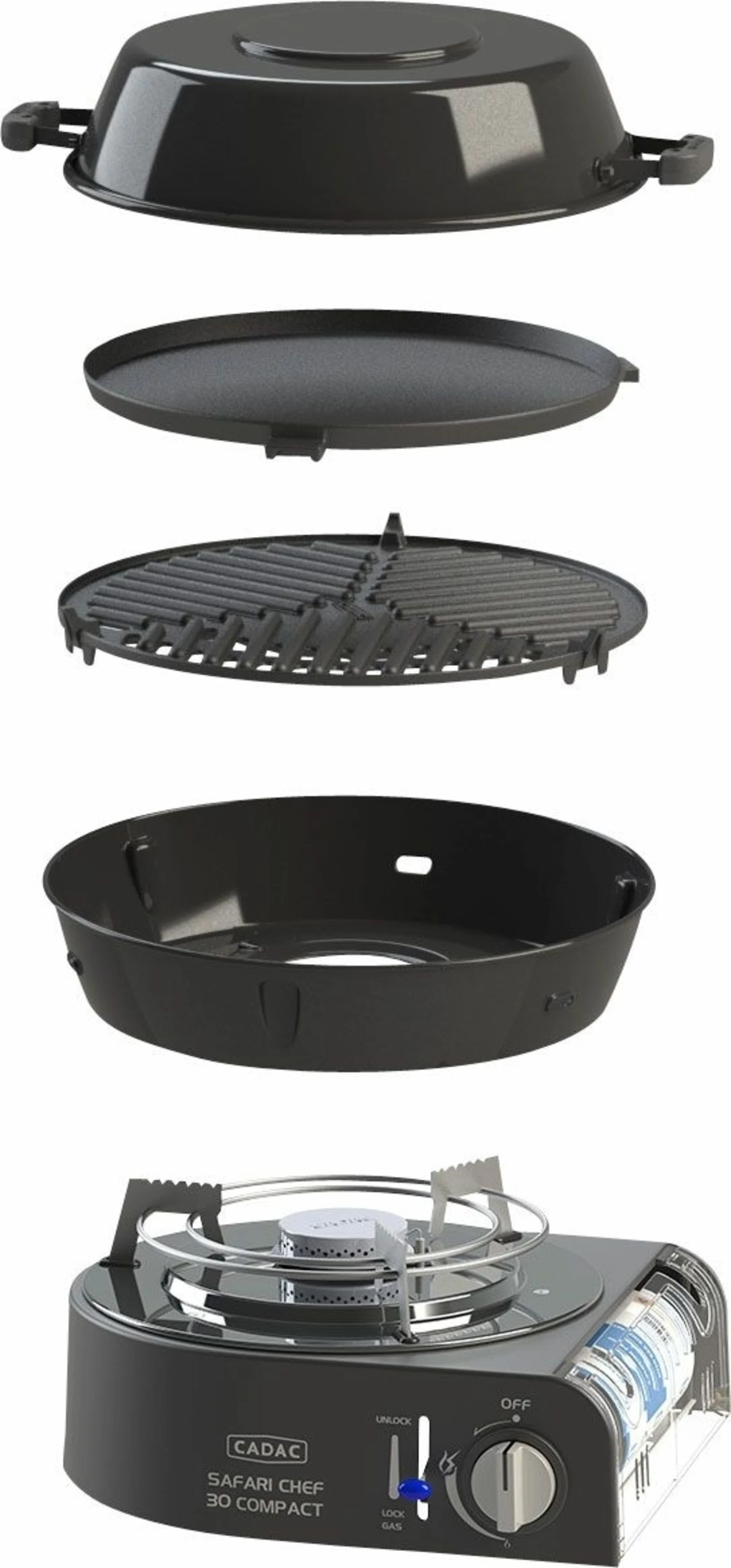 Cadac Safari Chef Compact 30 Kartuschen Gasgrill