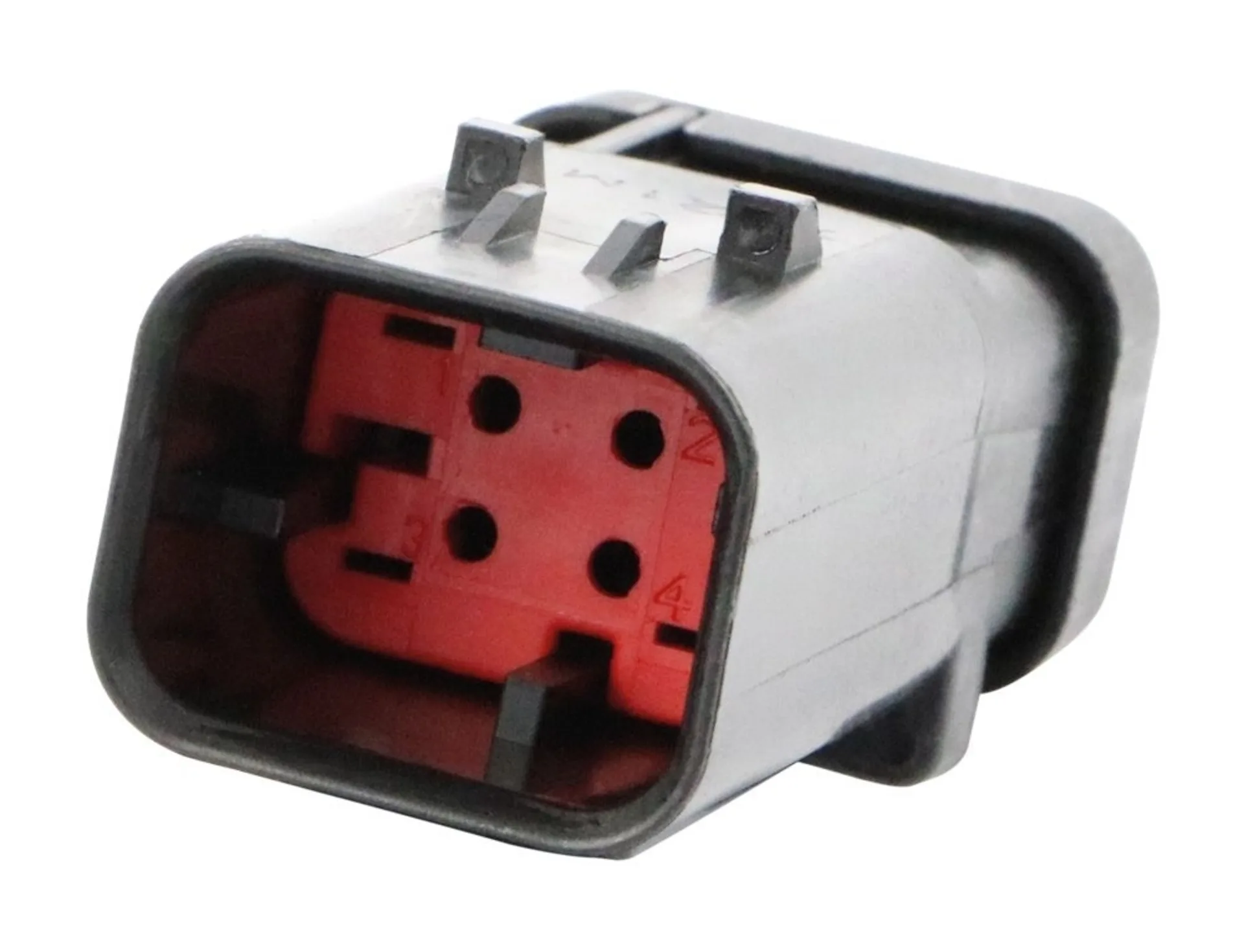 AMPSeal 16 - Boîtier à broches 4 pôles Key A rouge