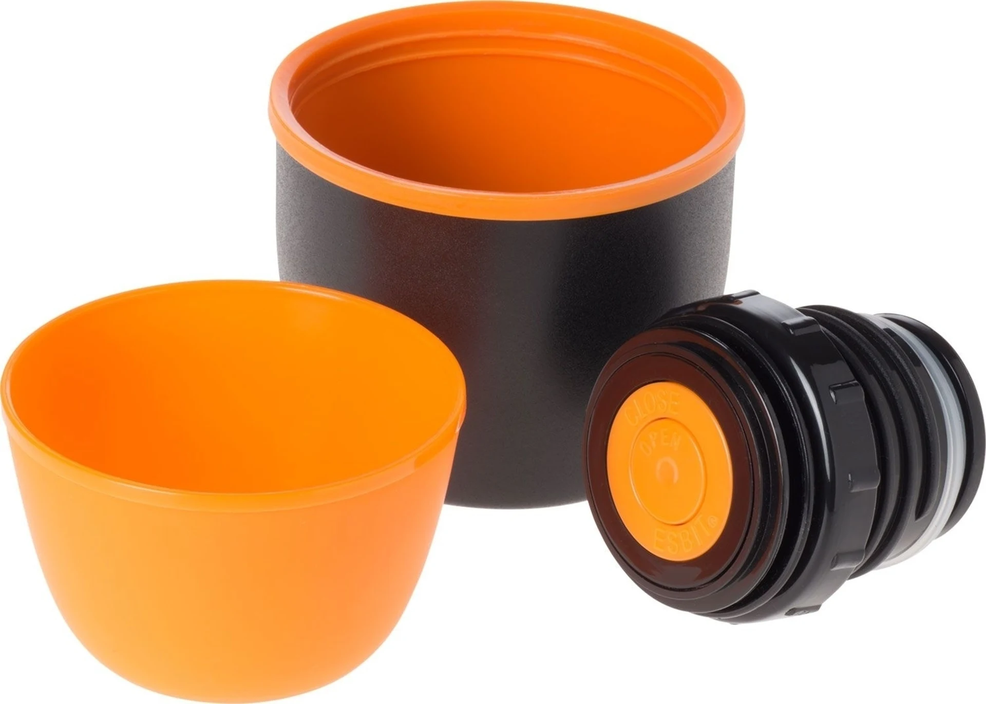 Bouteille isolante en acier inoxydable Esbit noire 500 ml
