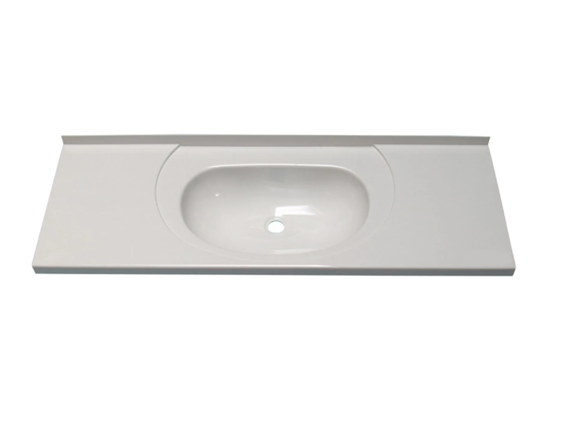 Vasque blanche encastrée en ABS, 895x315mm
