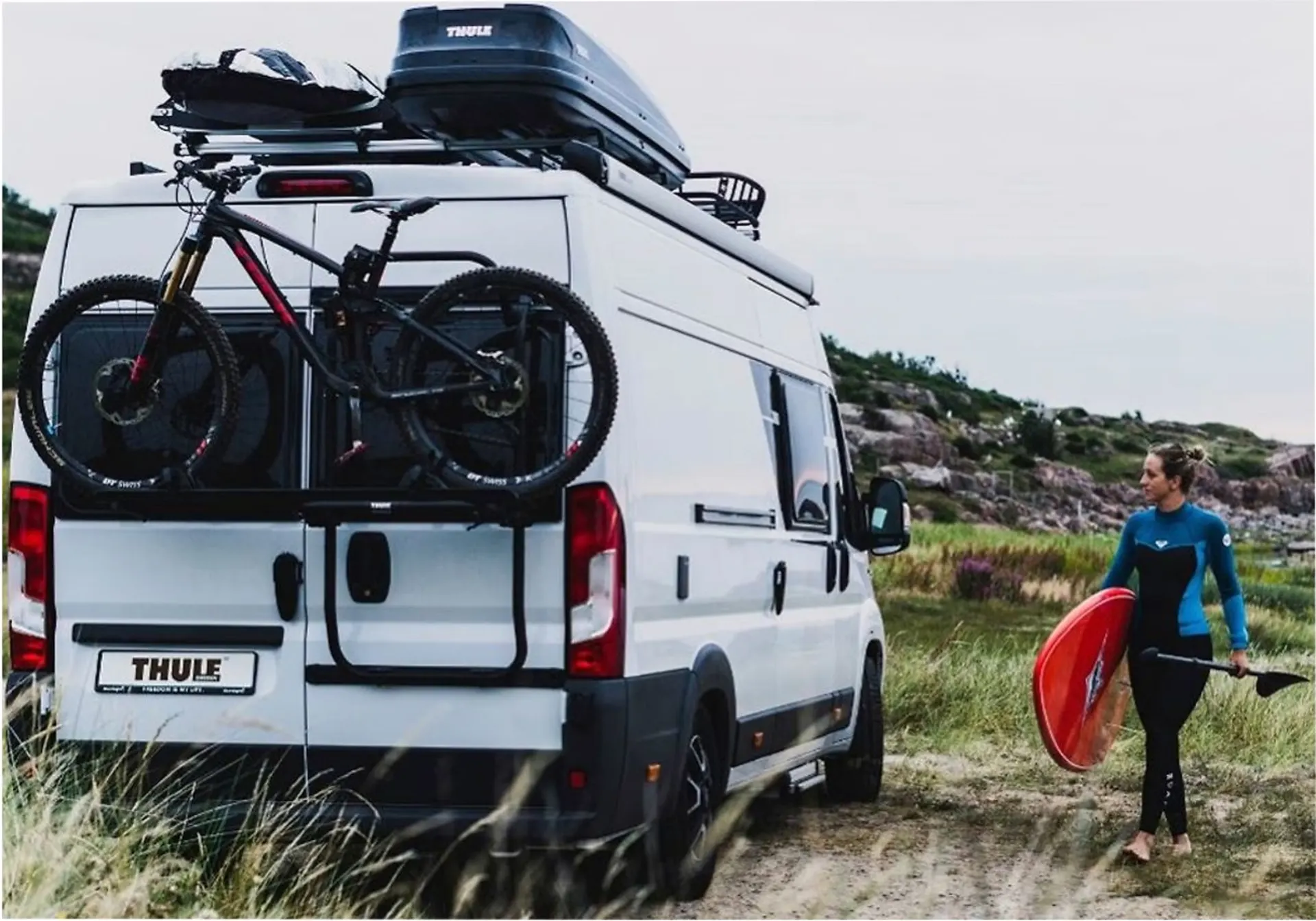 Thule Elite Van XT Fahrradträger für Fiat Ducato / Citroën Jumper / Peugeot Boxer / Ram Promaster