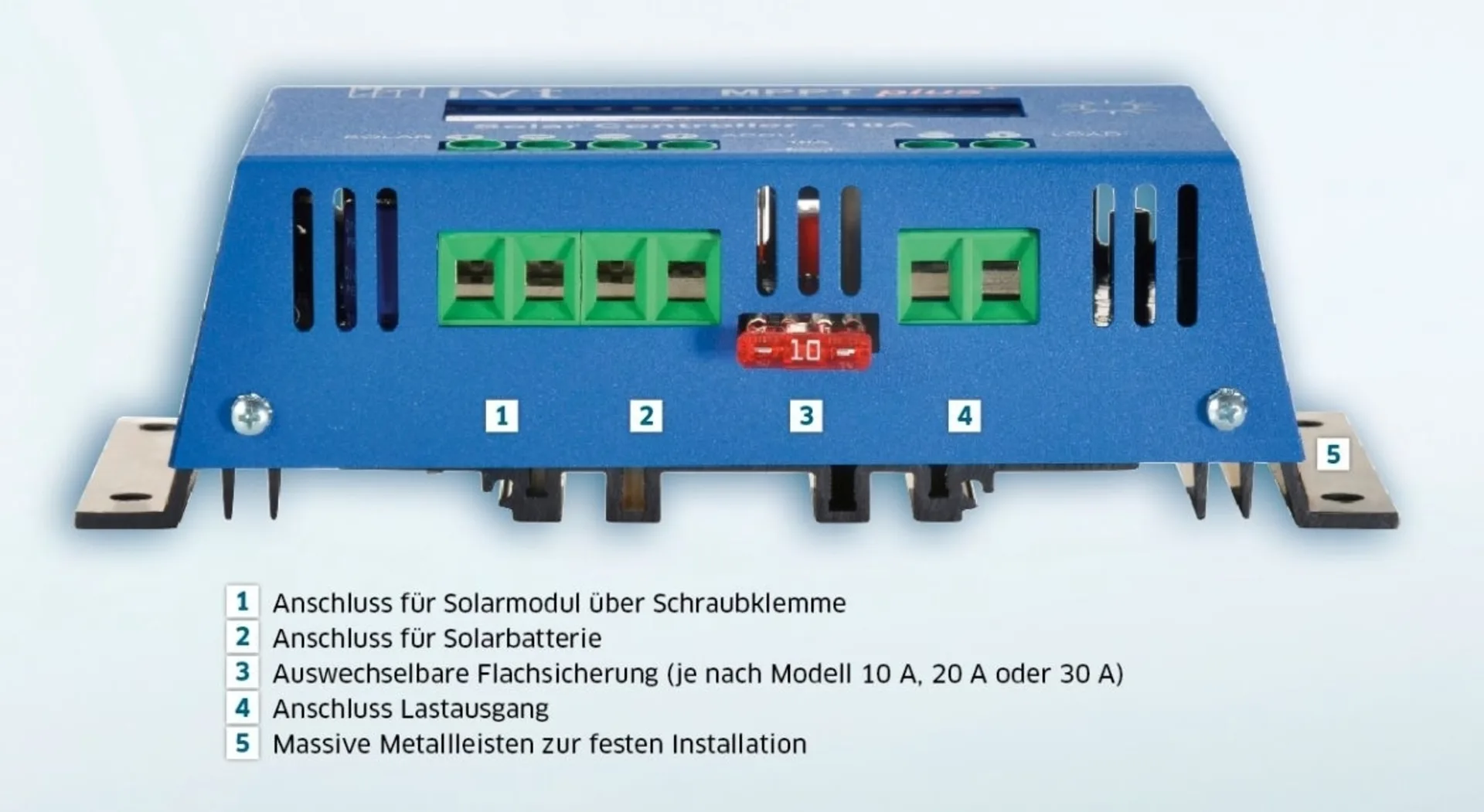 IVT MPPTplus Solar-Controller Laderegler 12 V / 24 V 30 A