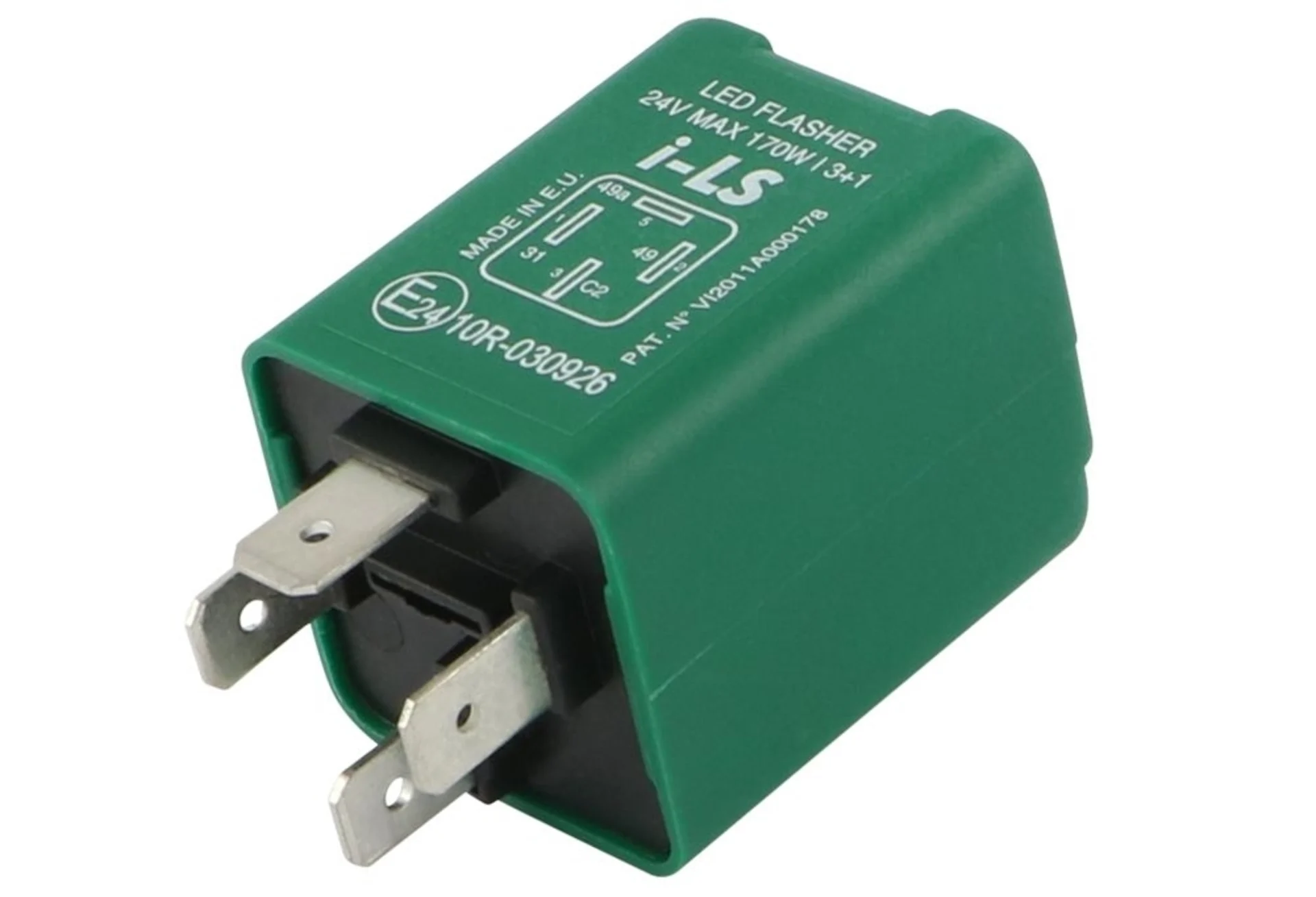 LED-Blinkergeber 24V 3+1 max. 170W mit Kontrolllampenanschluss C2