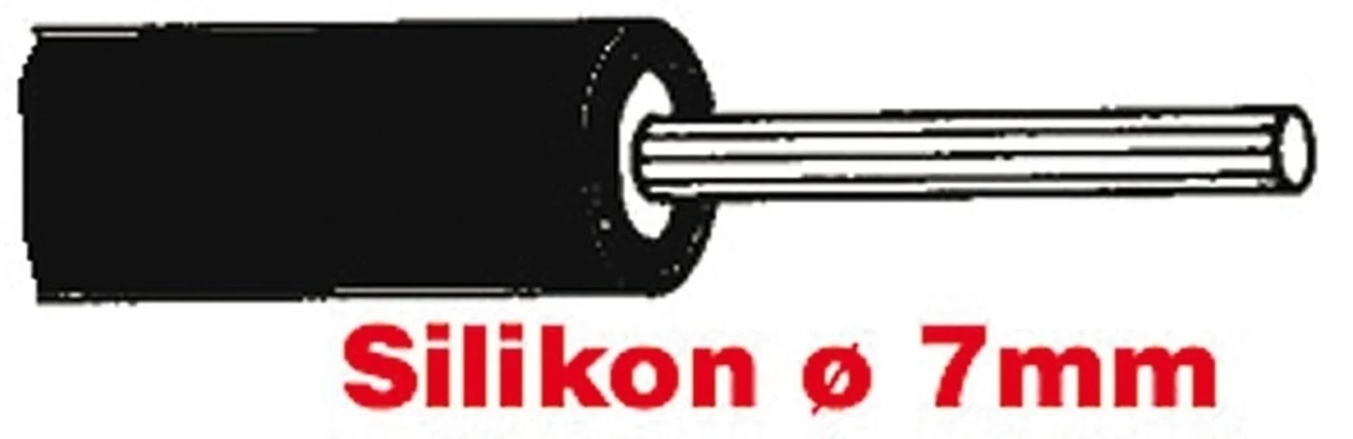 Silikon-Zündkabel 1.5/7.0 schwarz Kupferkabel, nicht entstört, Dauerbetrieb 180°C Silikon-Zündkabel 1.5/7.0 schwarz Kupferkabel, nicht entstört, Dauerbetrieb 180°C