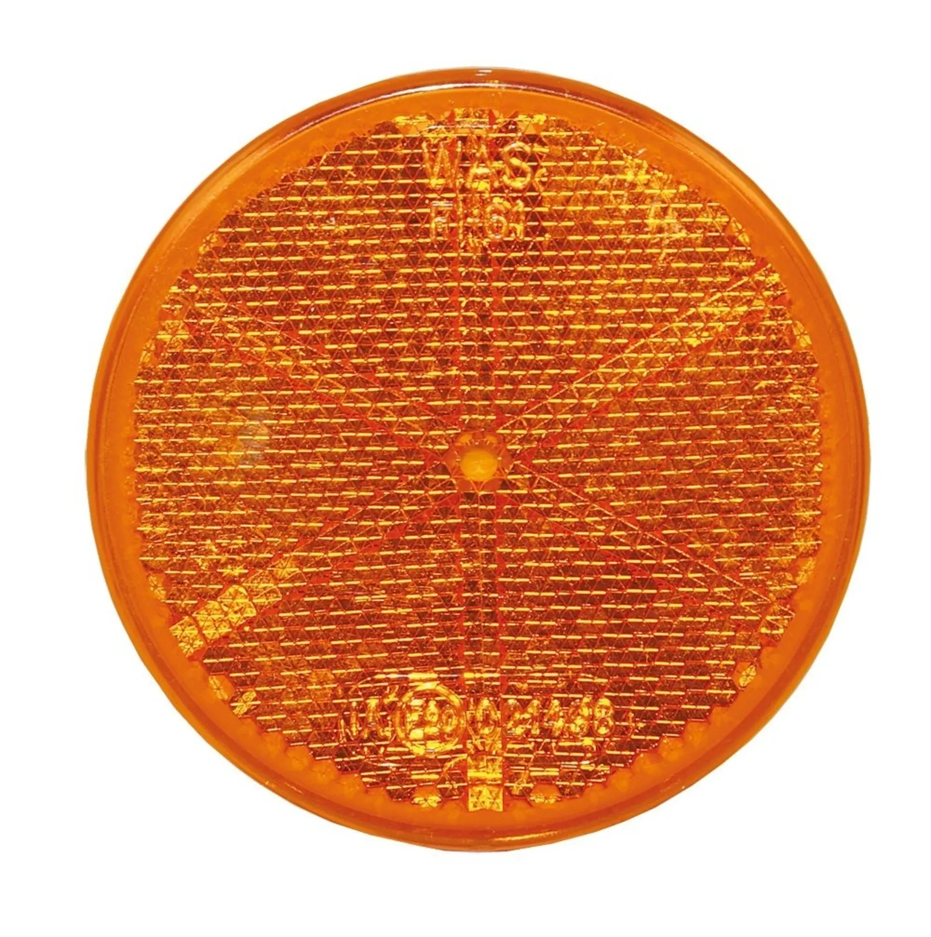 Rückstrahler gelb ø 60mm ohne Loch ø 60mm selbstklebend Rückstrahler gelb ø 60mm ohne Loch ø 60mm selbstklebend