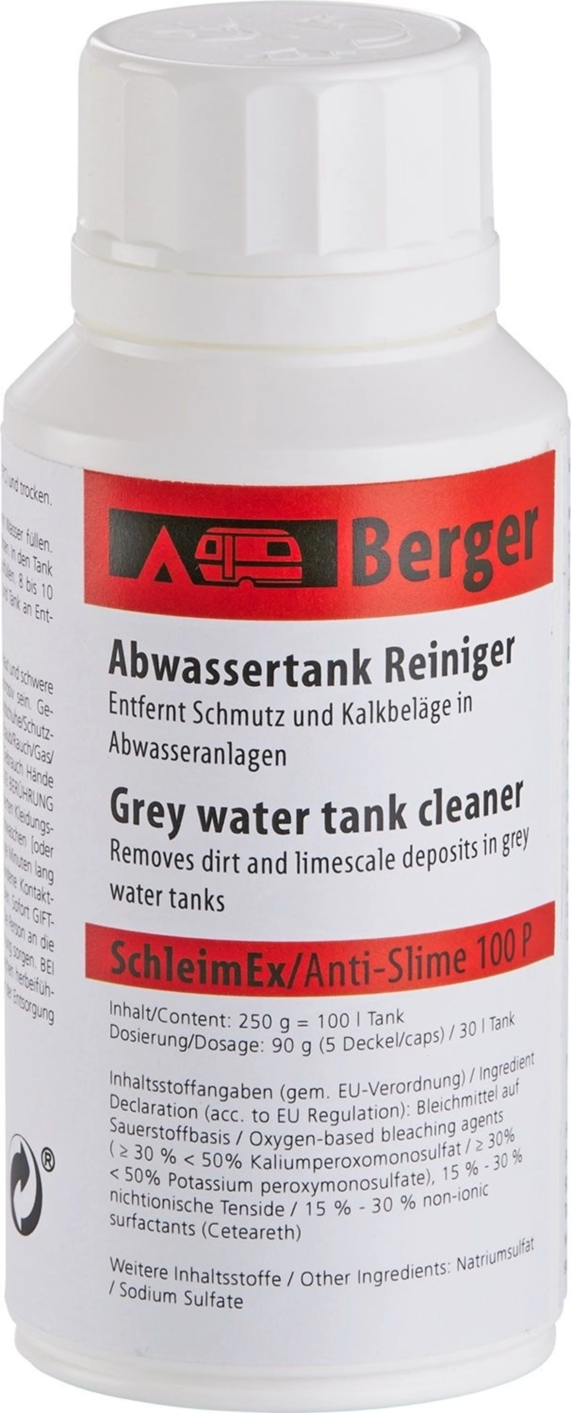 Berger Nettoyant pour réservoir d'eaux usées pour 100 l