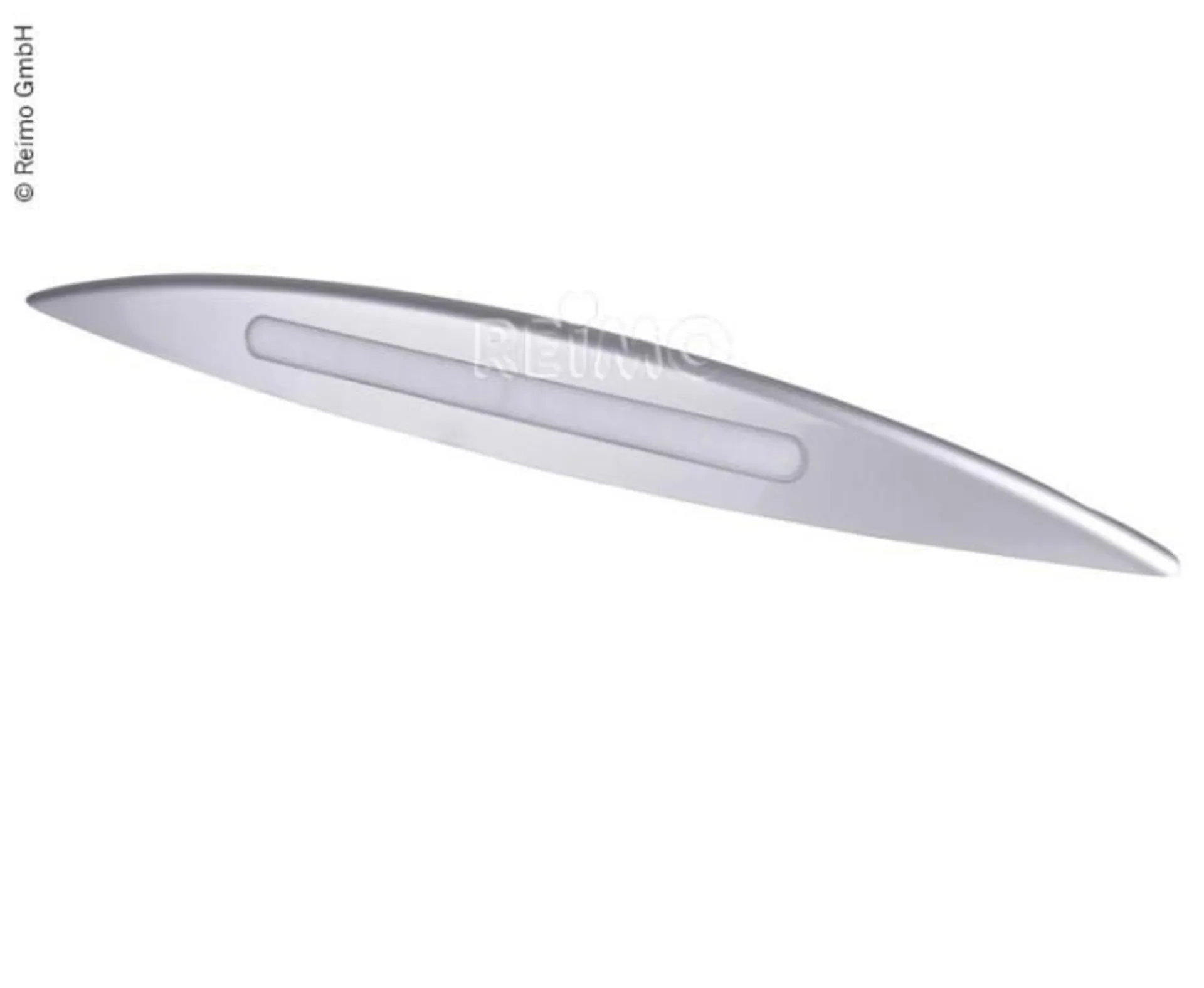 Luminaire d'auvent Overdoor avec gouttière intégrée - Argenté