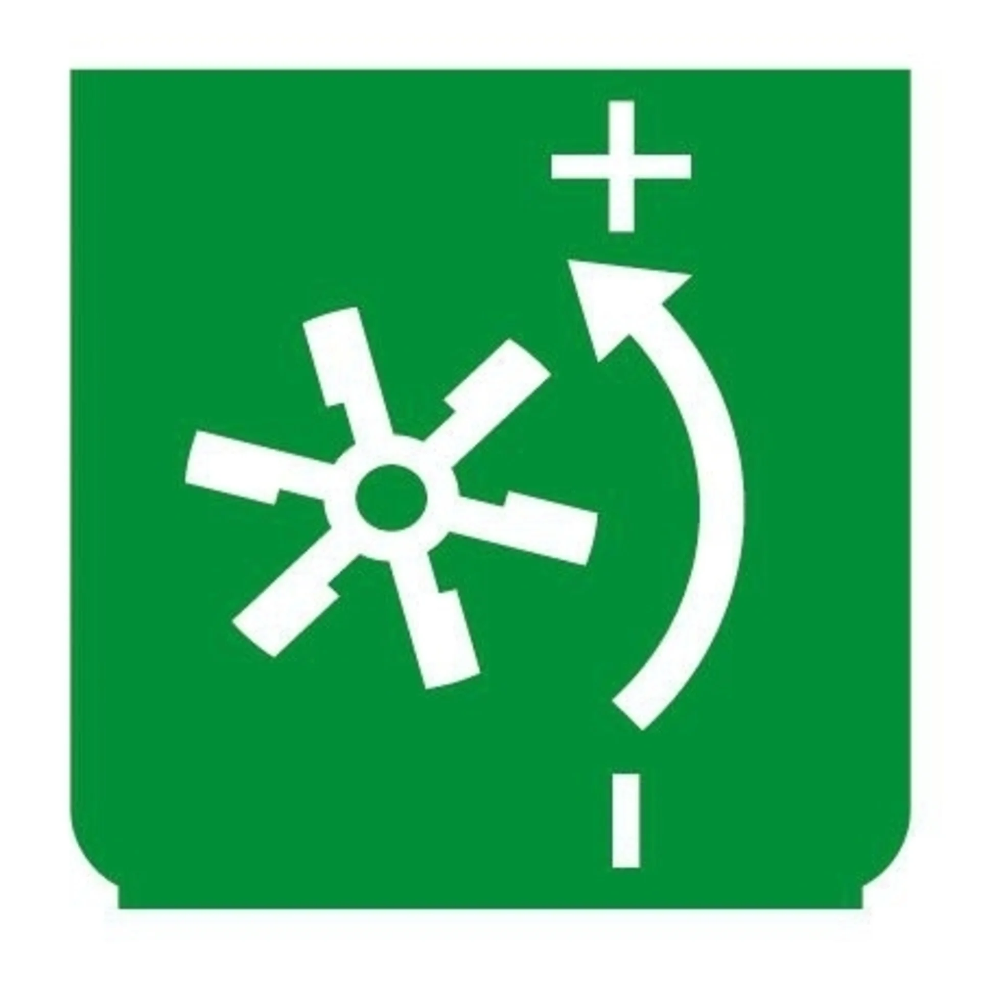 Emblème - frein auxiliaire (air) vert