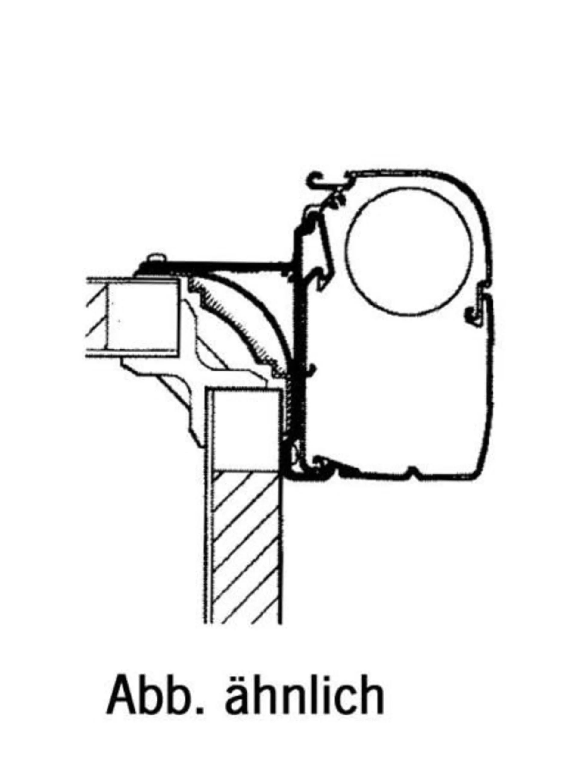Markisenadapter für Adria Teilintegrierte