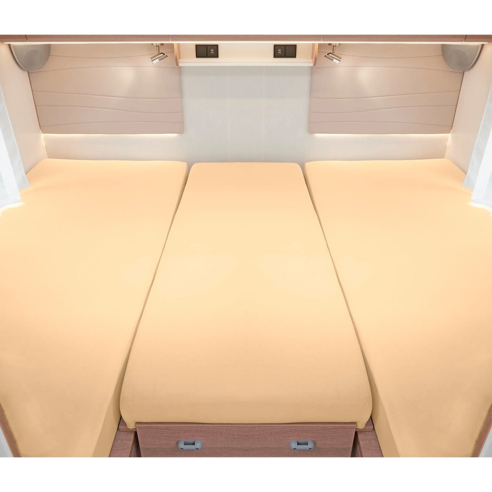 Ensemble de draps-housses 3 pièces pour les lits arrière Sahara