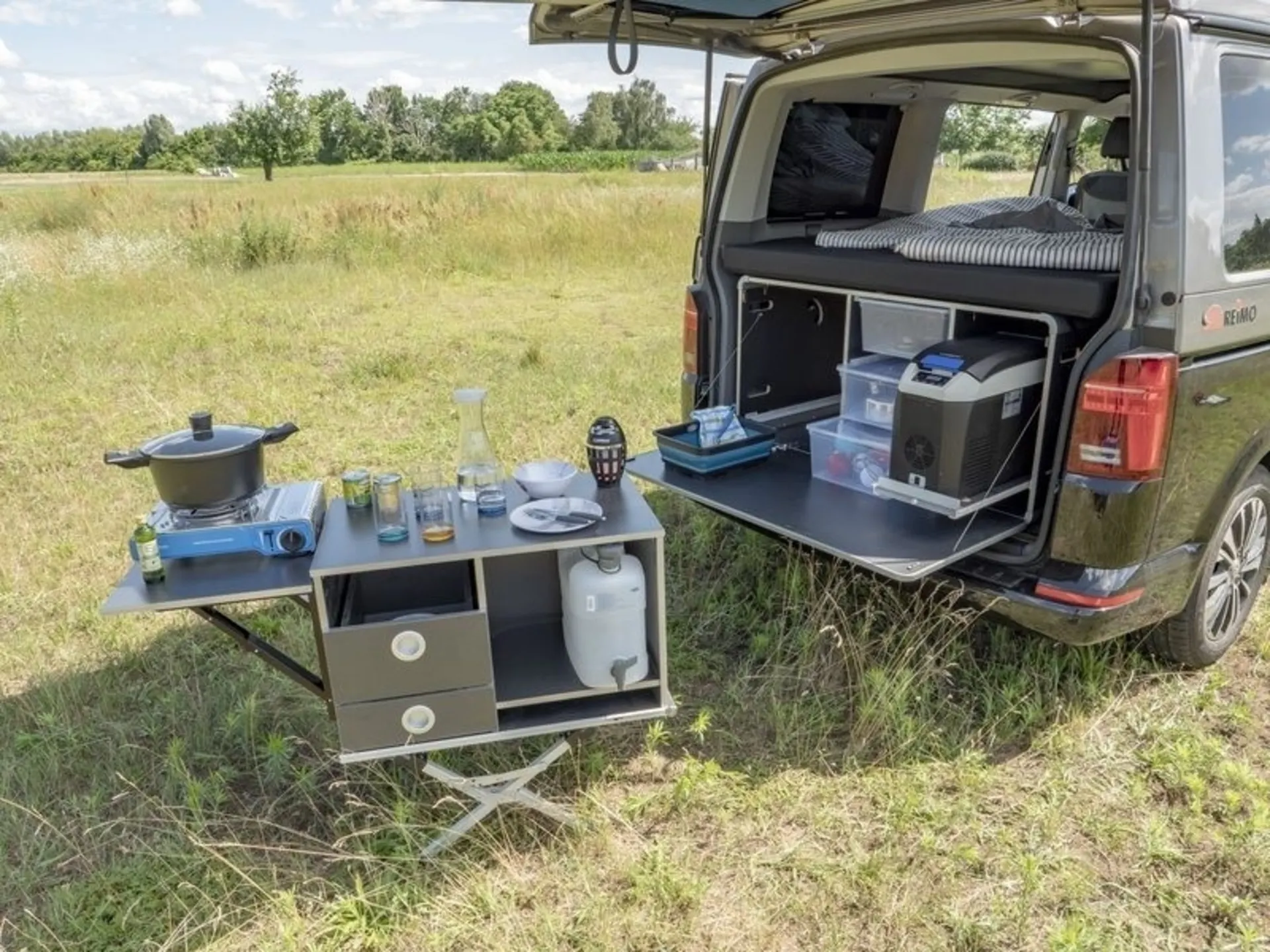 CampingBox flexible pour VW T6.1/T6/T5 - Empattement long et court, break et caravelle