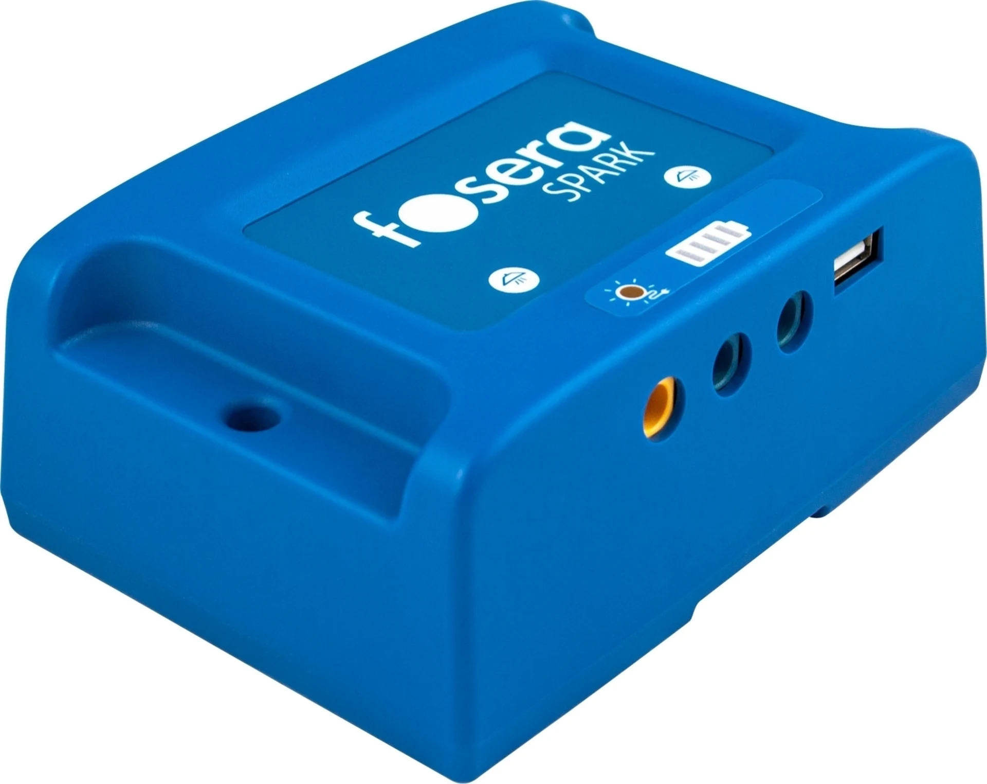 Kit d'installation solaire Fosera Spark 20 comprenant une batterie et 2 lampes encastrables