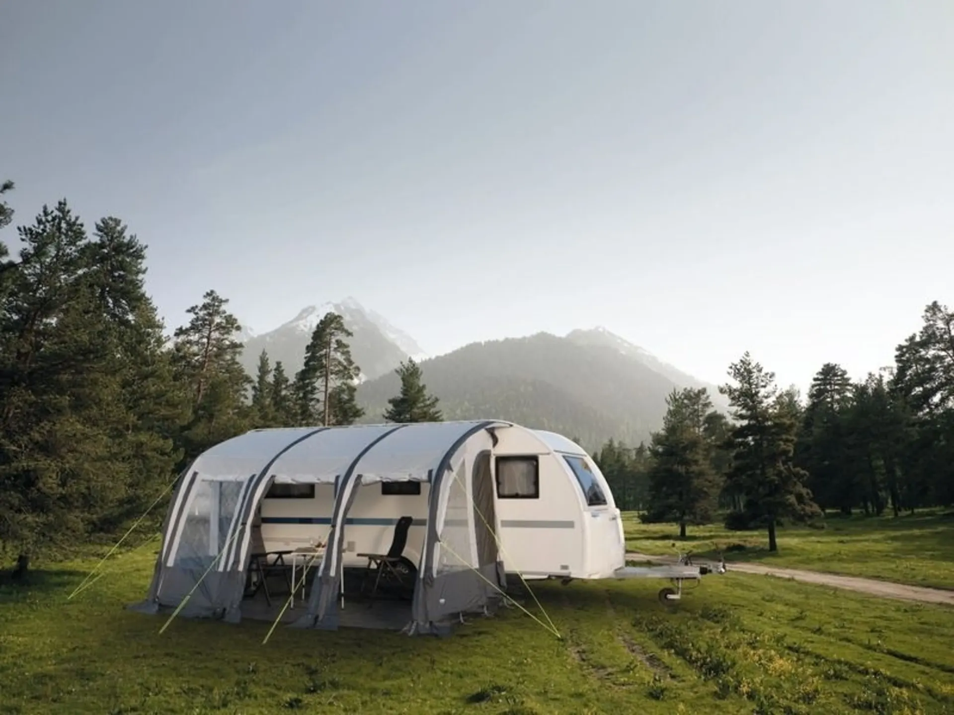 Caravanvorzelt RIMINI AIR II mit Schnellaufbau-Luftzelt