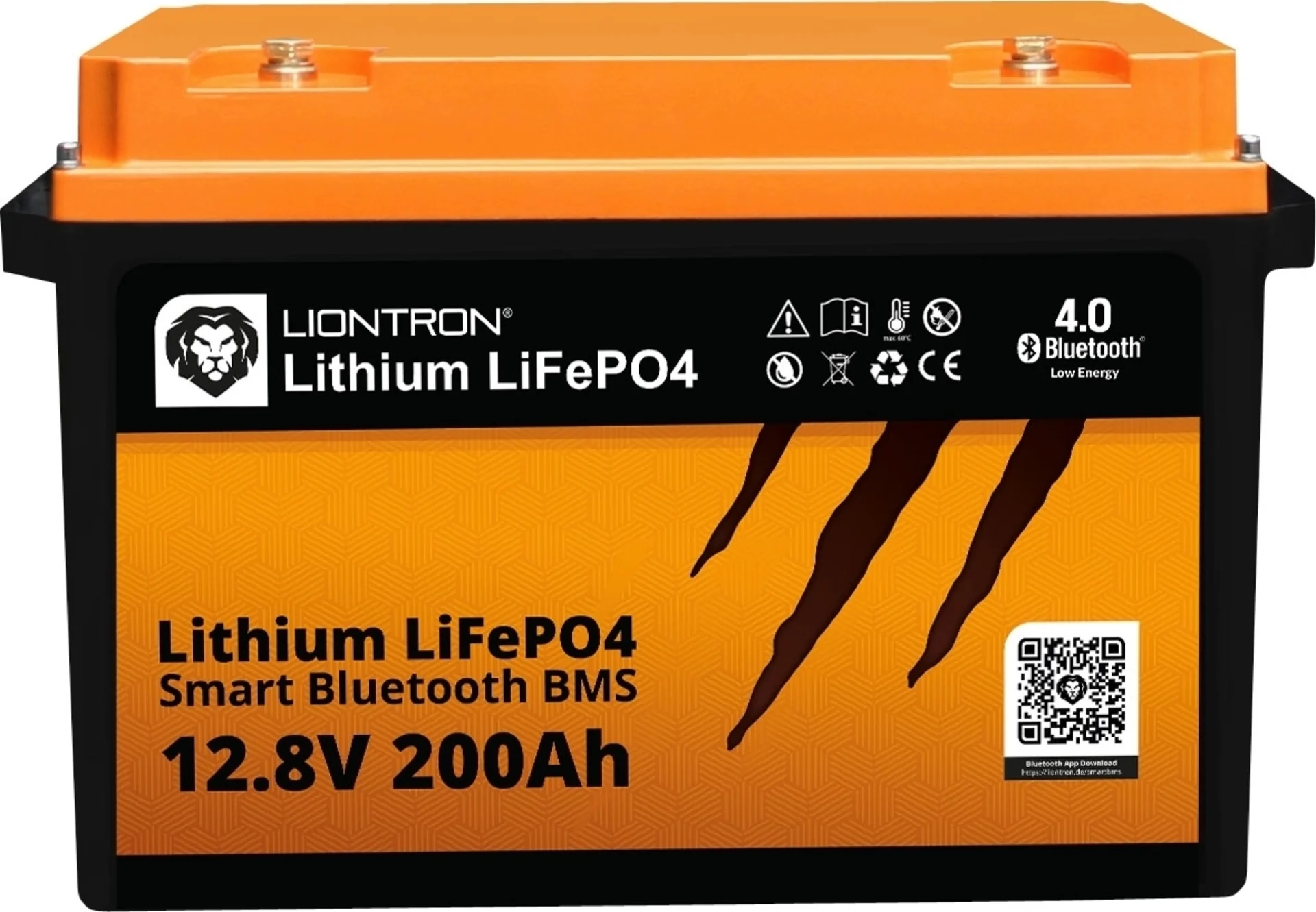 Liontron LiFeP04 Smart Bluetooth BMS Batterie au lithium 12,8 V / 200 Ah