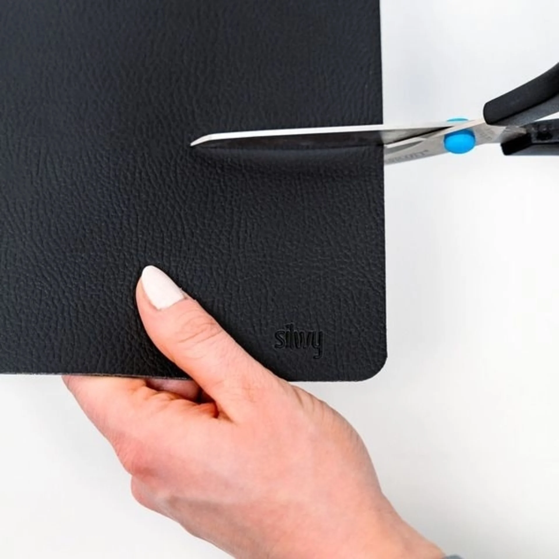 Magnetmatte in Lederlook, schwarz, 40x27cm, für Silwy Produkte geeignet