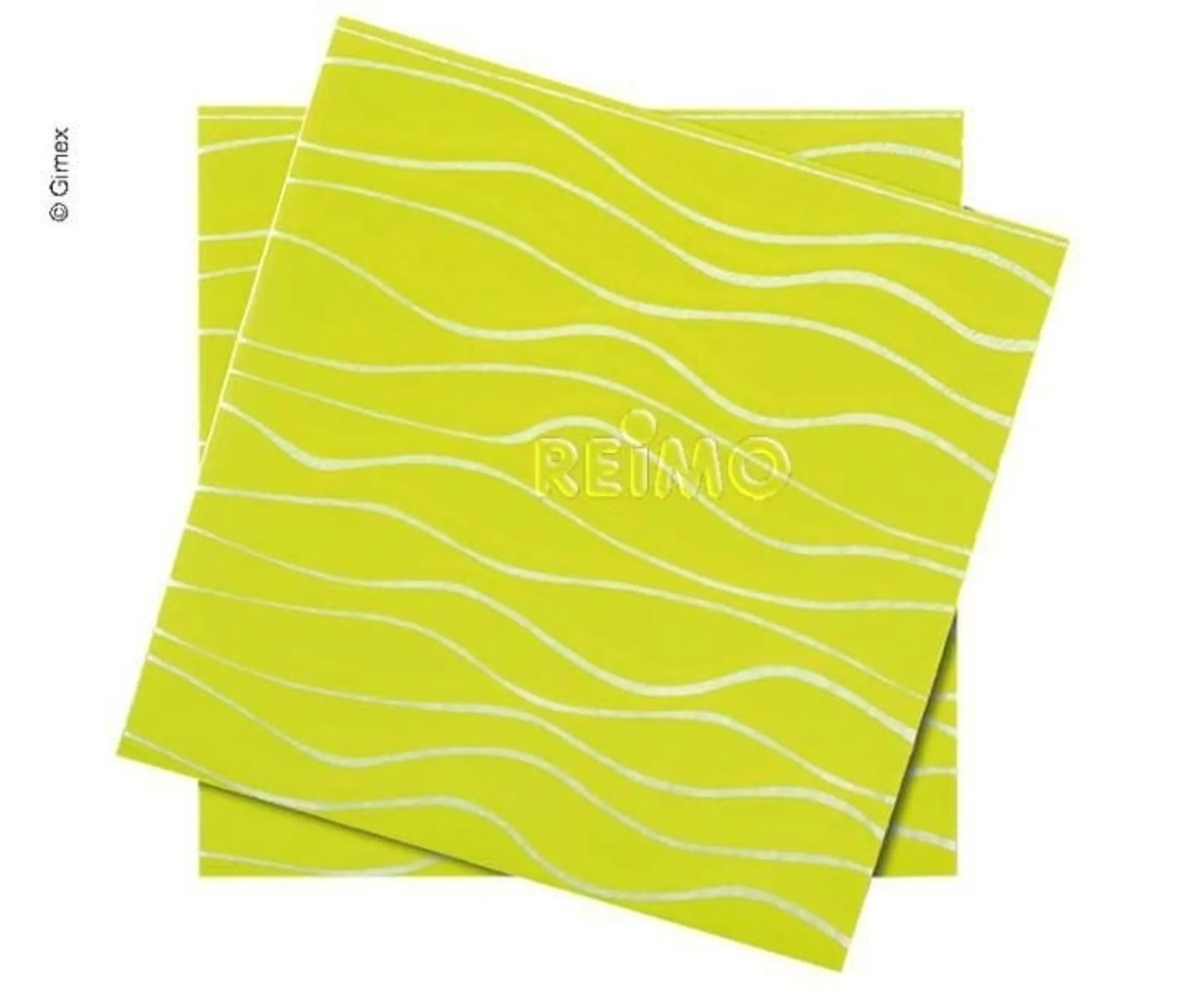 Lime Servietten, Grösse 165x165mm, 20 Stück - Frische Farben für den Tisch