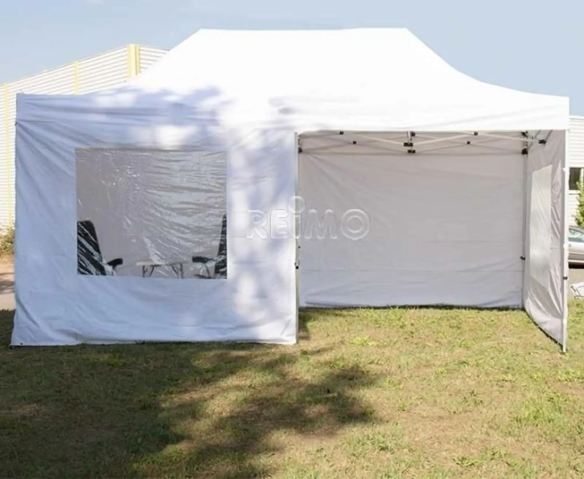 Zeltpavillon weiss Gr.3x6m, Alu-Gestell