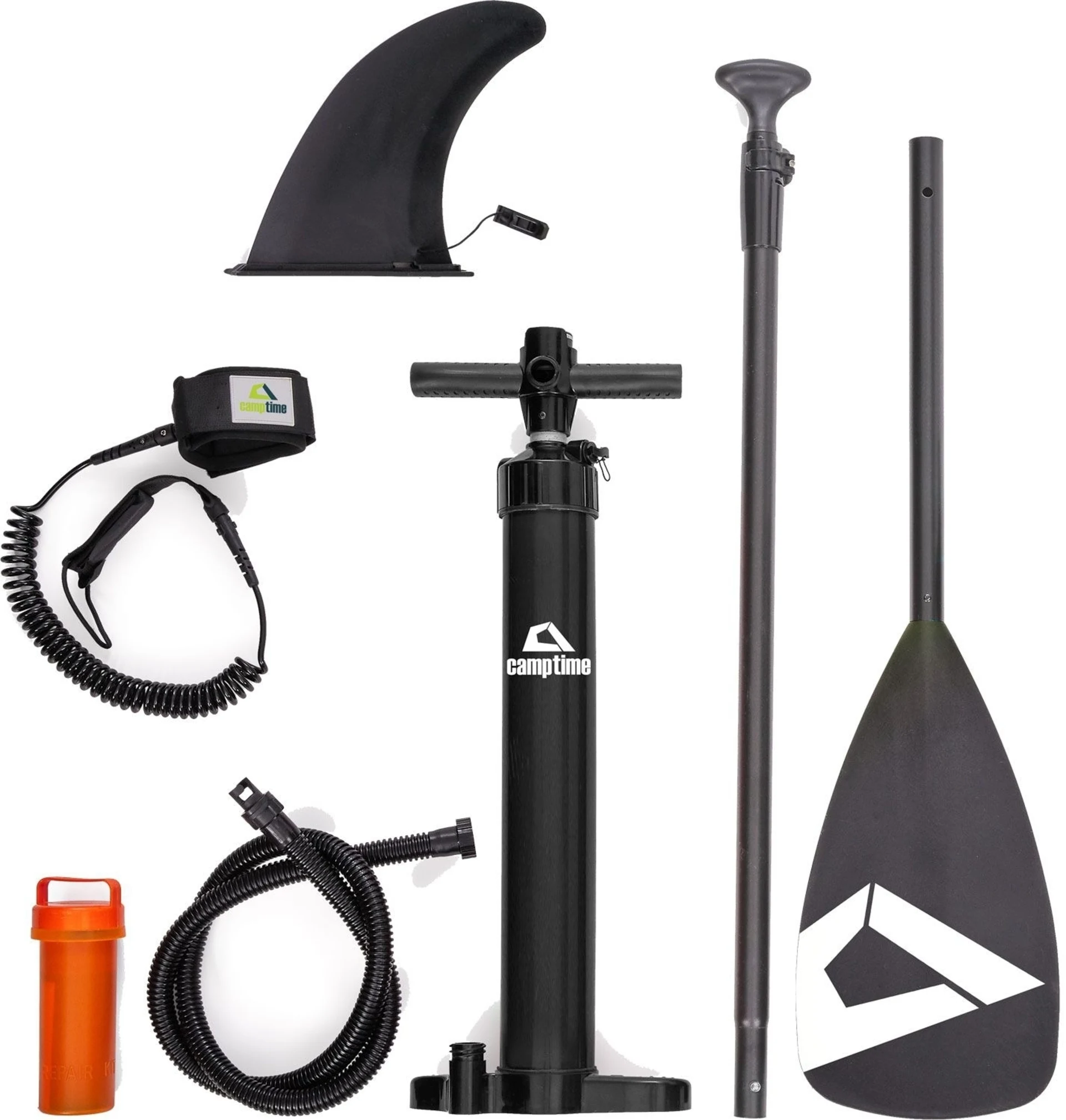Camptime Naos 10.0 SUP Set planche de stand up paddling gonflable y compris pagaies et pompe à air