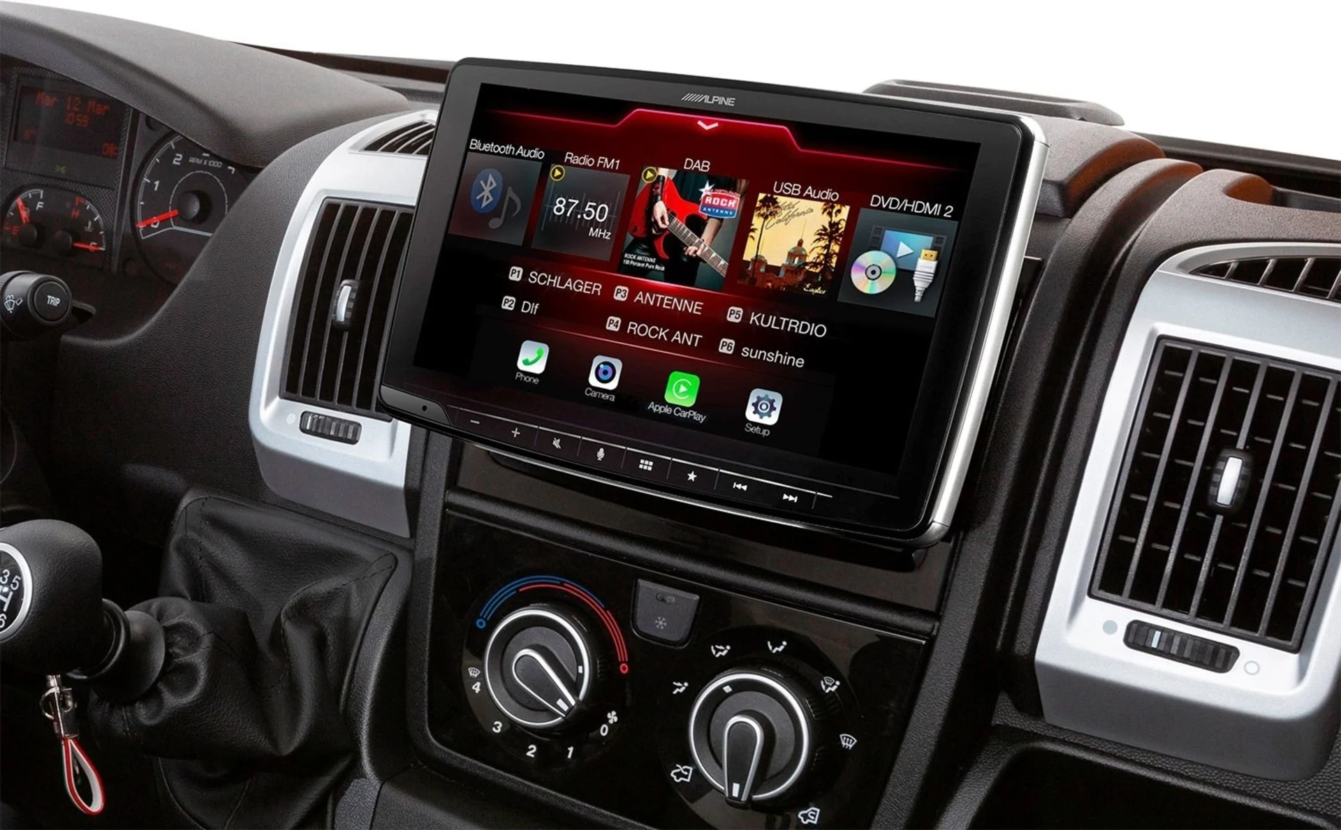 Alpine iLX-F903D 9" appareil de navigation Media Station pour Ducato