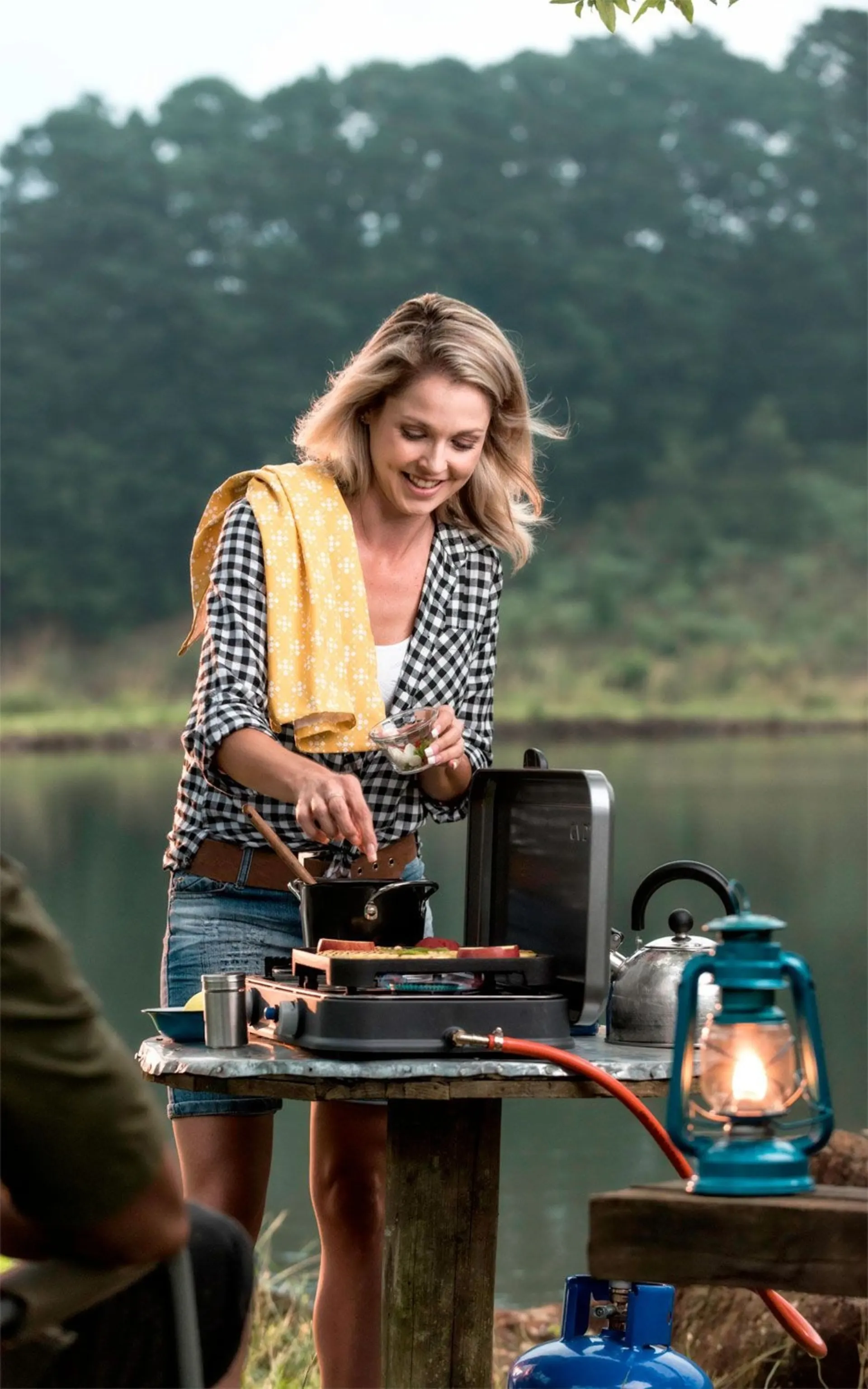 Cadac 2 Cook 2 Pro Deluxe 2-flammiger Gaskocher / Grill 30 mbar