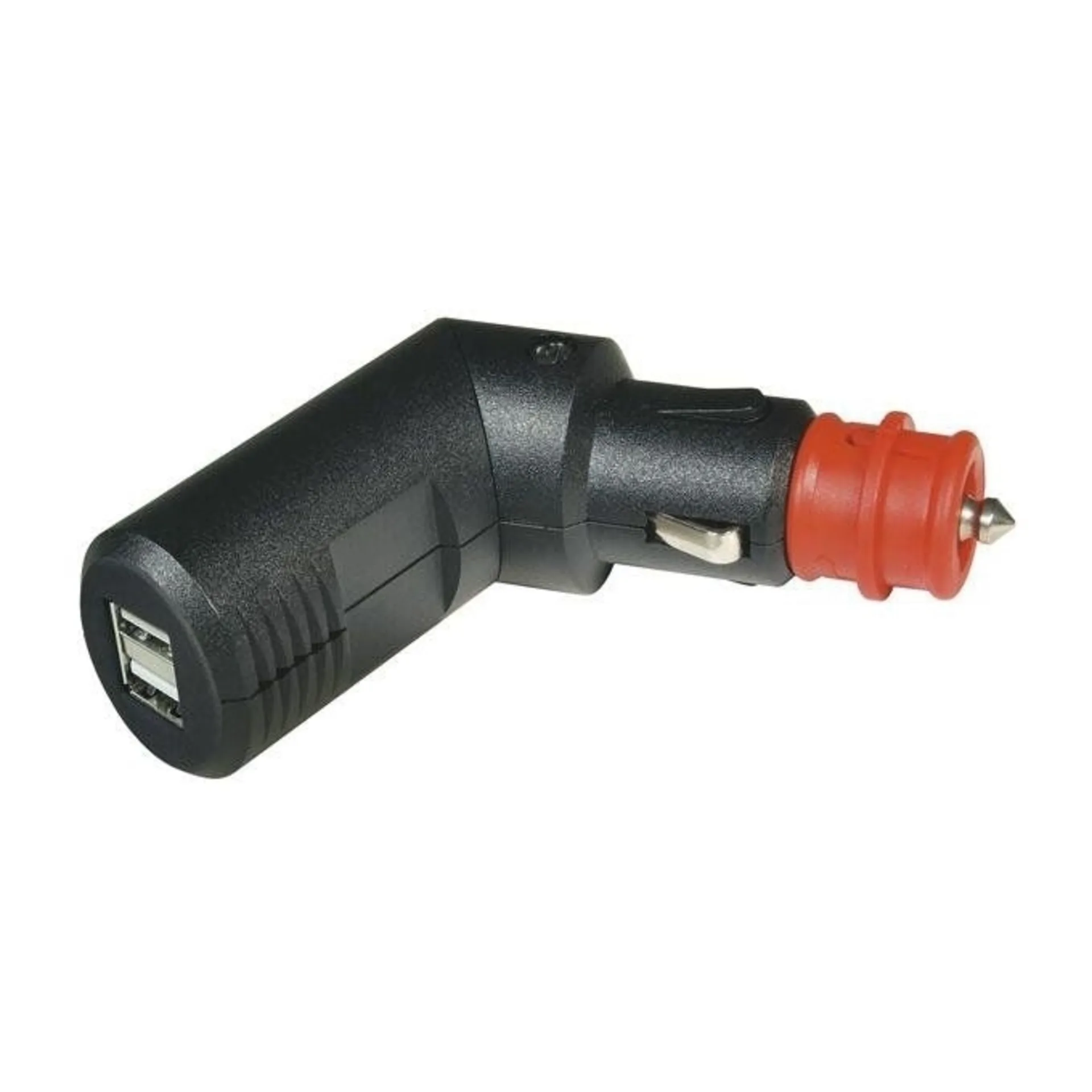 Winkelbarer Doppel USB Ladestecker