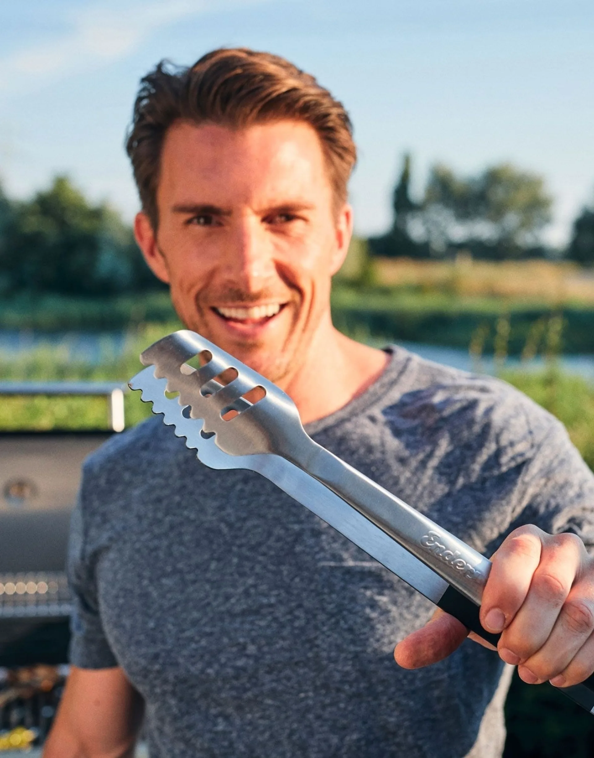 Enders Premium Grillzange Edelstahl