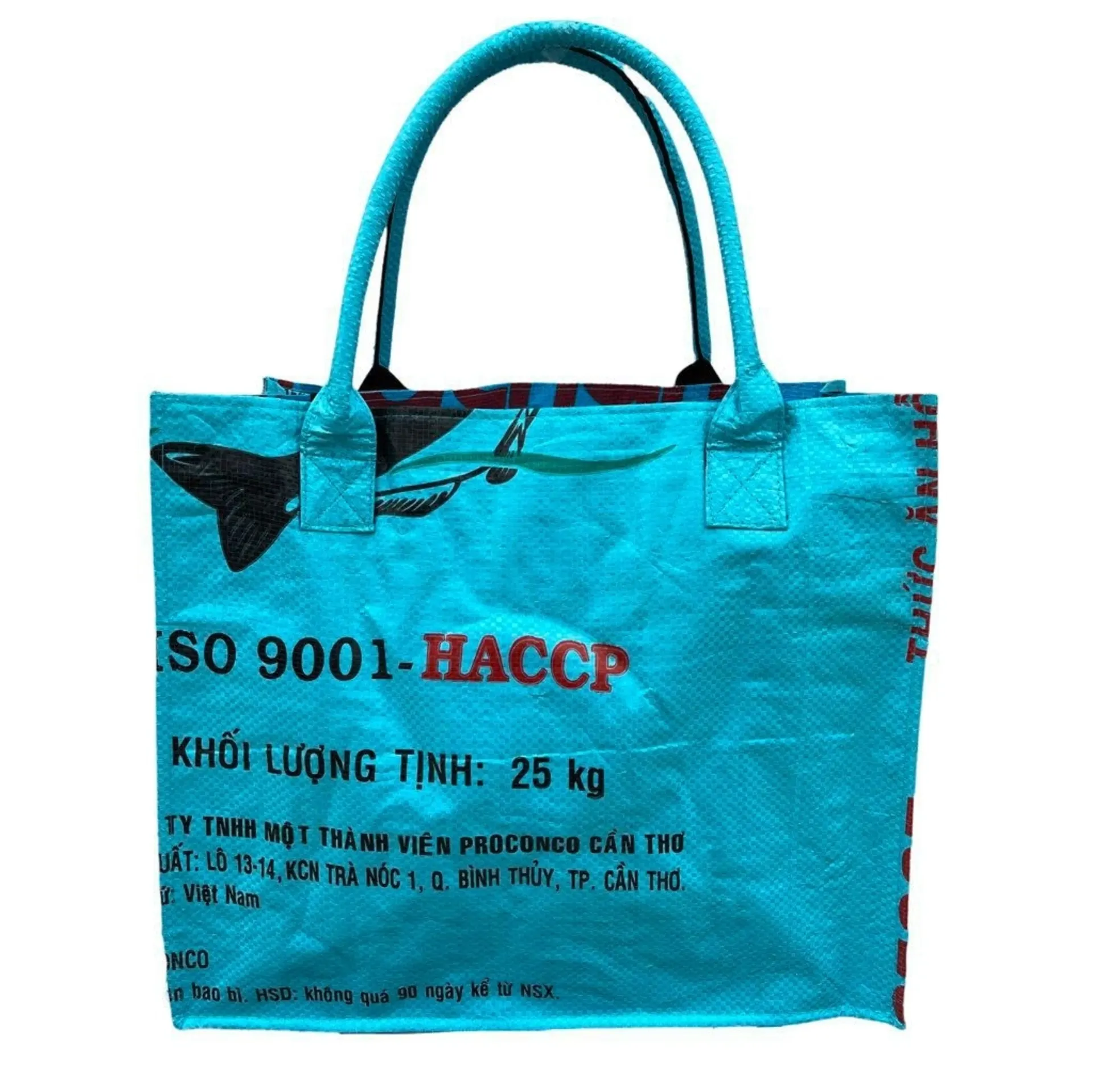 Beadbags Sac à provisions simple bleu clair