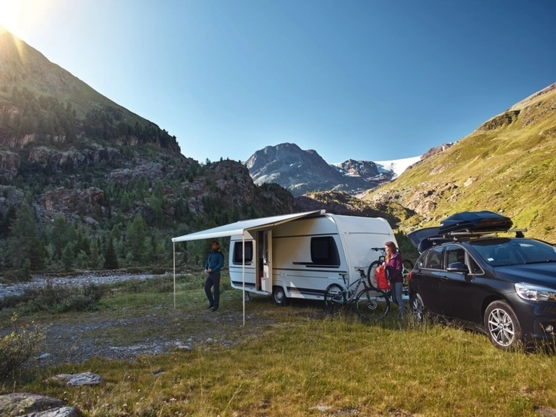 Thule Dachmarkise Omnistor 6300 260 cm (Weiß / Mystic Grau)