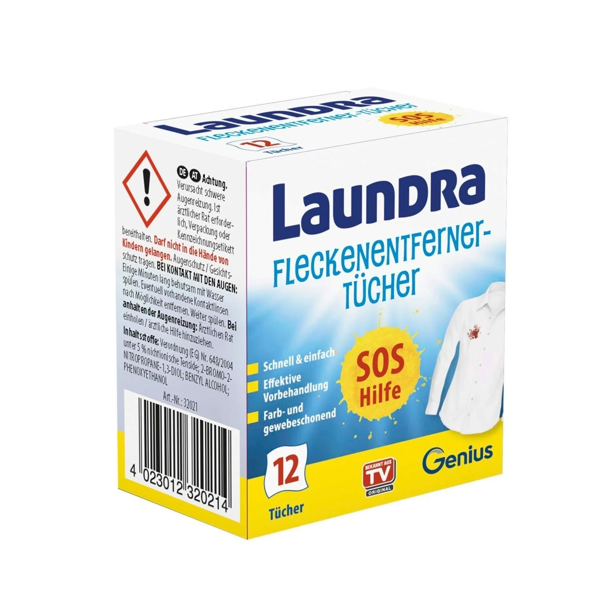 Genius Laundra Fleckenentfernertücher