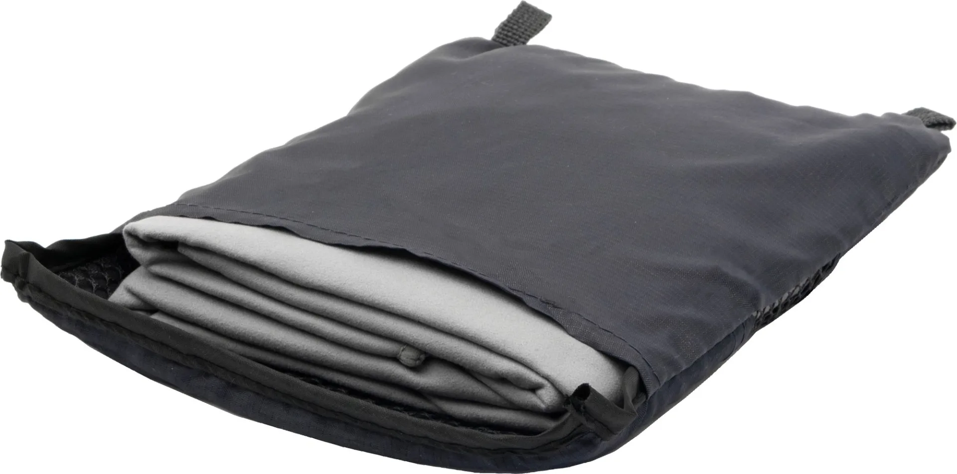 BasicNature Handtuch Velour 60 x 120 cm blau