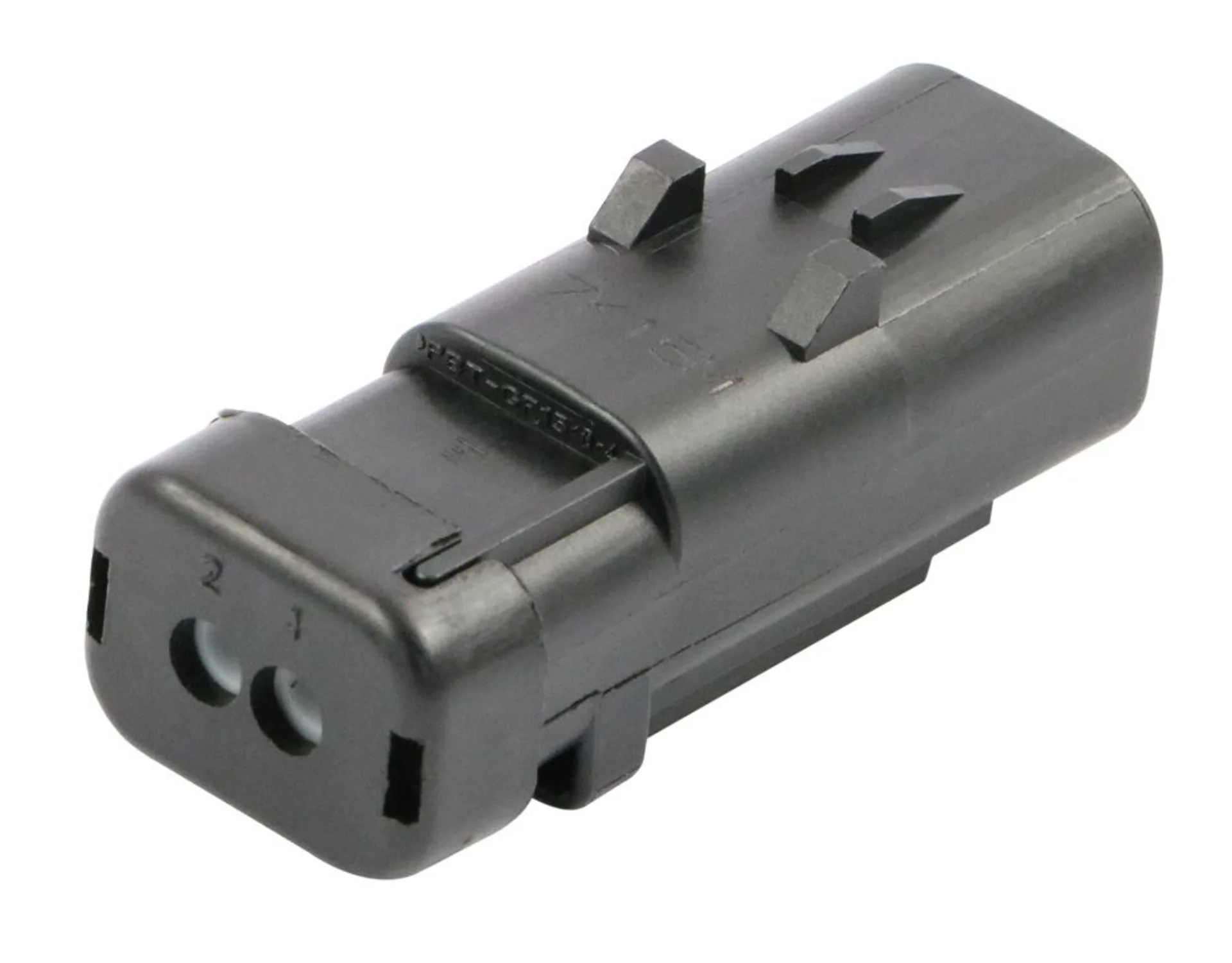 AMPSeal 16 - Stiftgehäuse 2-pol. Key C gelb