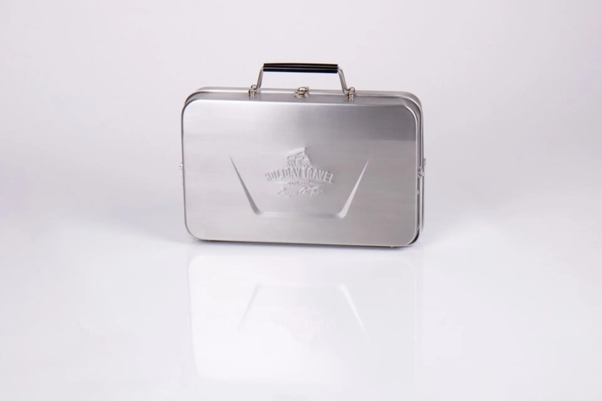 Barbecue à valise en acier inoxydable au charbon de bois