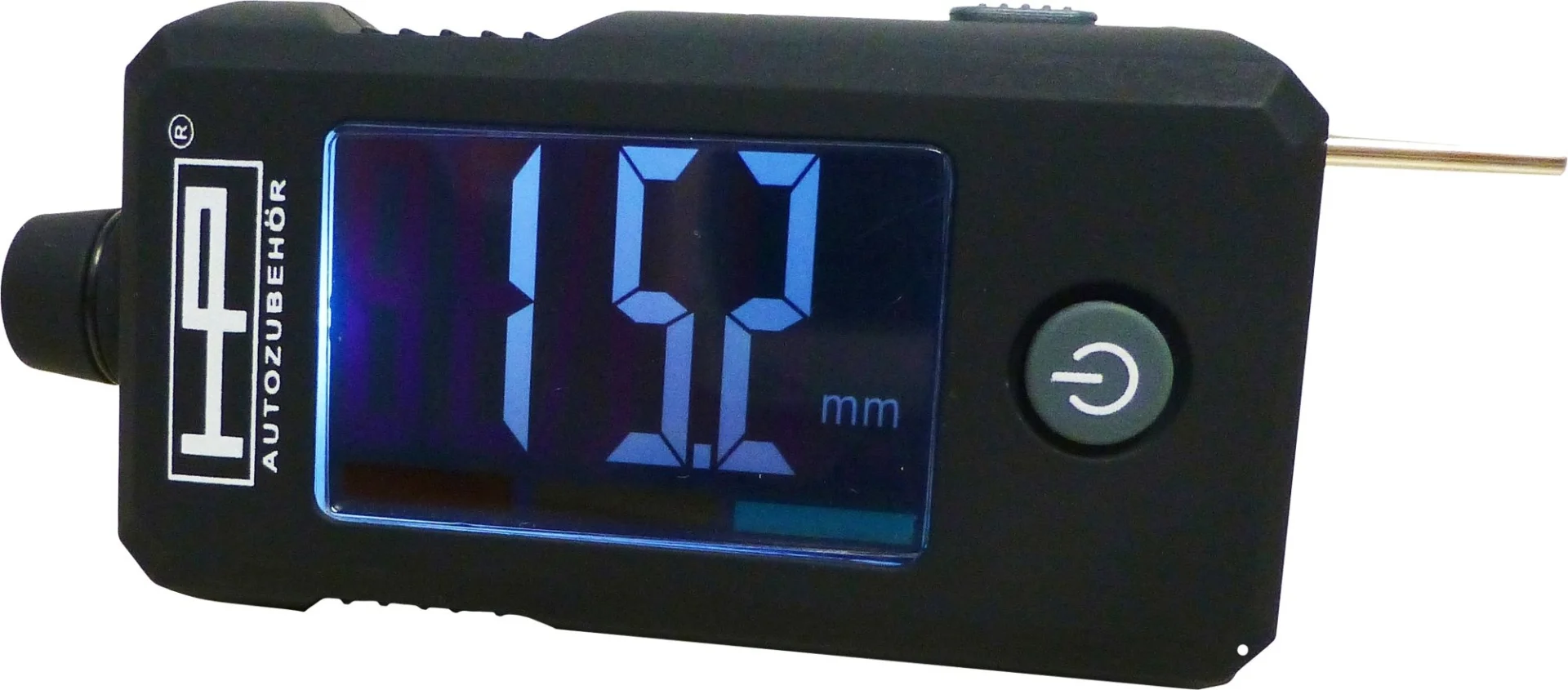 Accessoire auto HP 2-en-1 : manomètre et jauge de profondeur de pneus, plage de mesure 0-6,8 bars