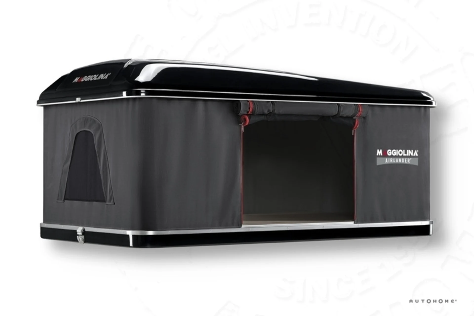 Tente de toit à coque rigide AUTOHOME 1.0 - Tissu carbone - Coque noire - Small Tente de toit à coque rigide AUTOHOME 1.0 - Tissu carbone - Coque noire - Small